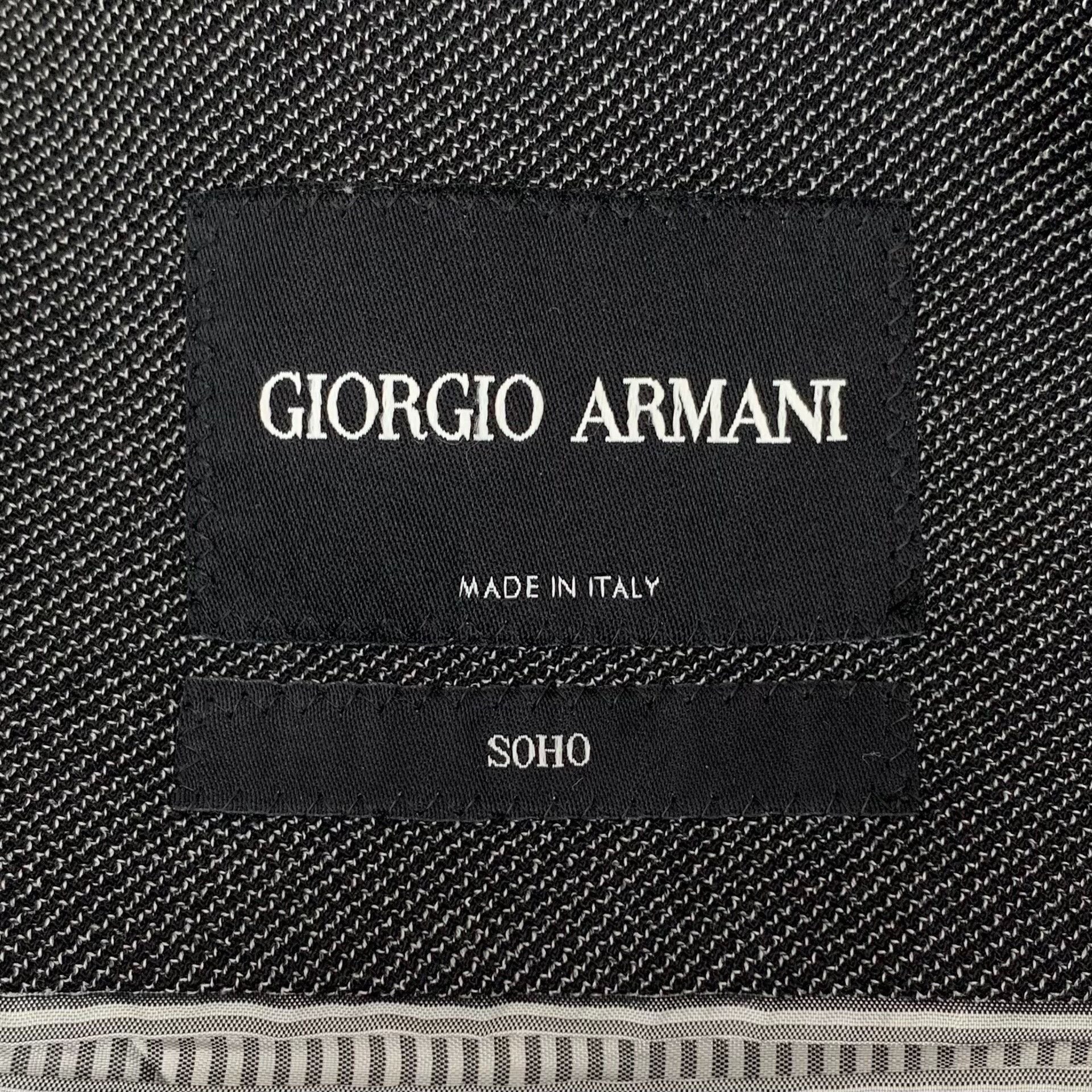 Armani Armani Formal Gray Suit M Men Size 40R - 6 Thumbnail