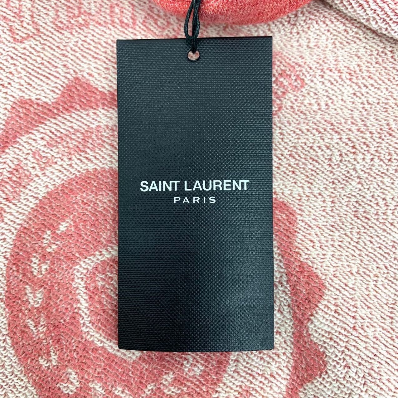 Saint Laurent Paris Saint Laurent Paris Pink Hoodie XS Women Size XS / US 0-2 / IT 36-38 - 8 Thumbnail