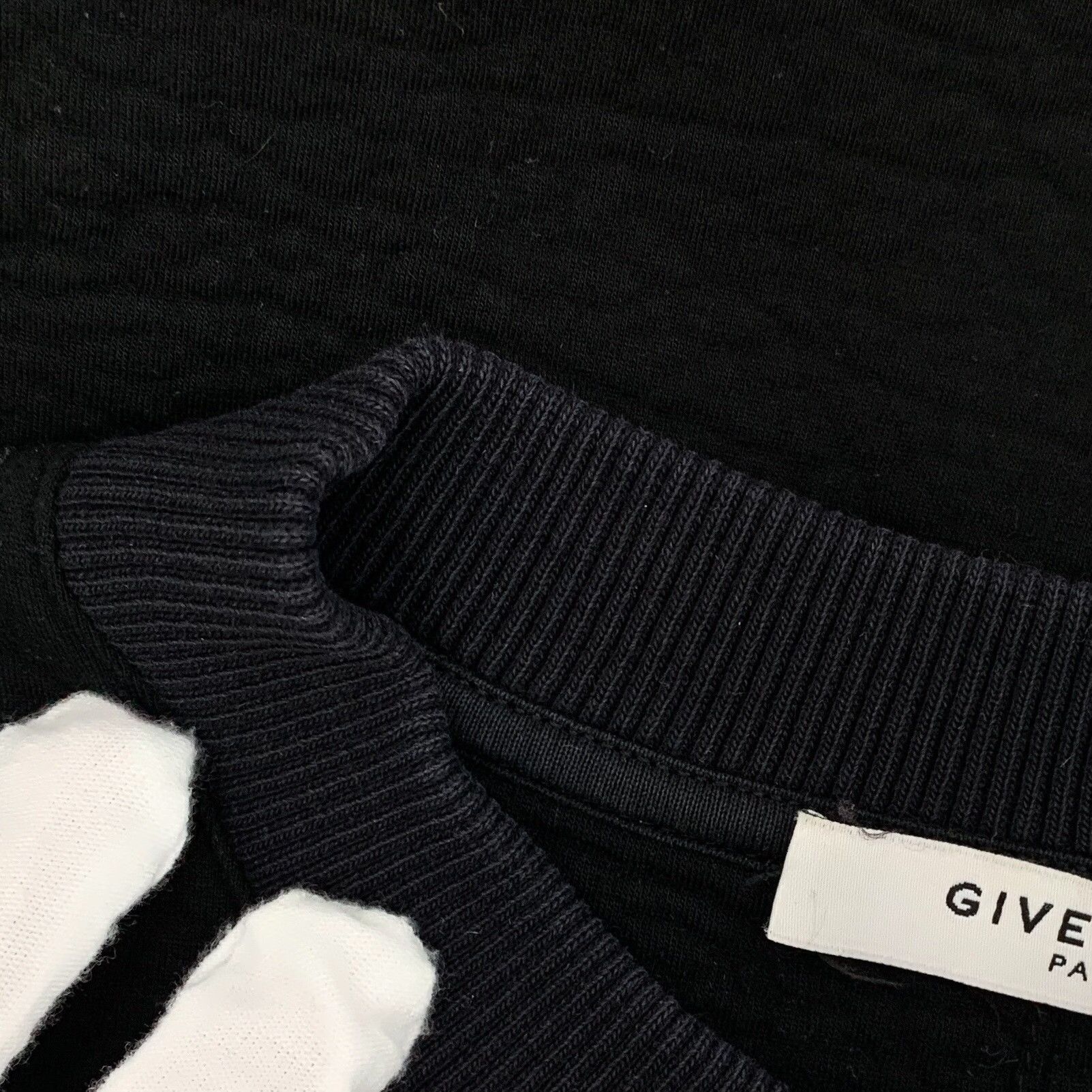 Givenchy Givenchy Cotton Printed Black Hoodie XS Men Size US XS / EU 42 / 0 - 9 Thumbnail