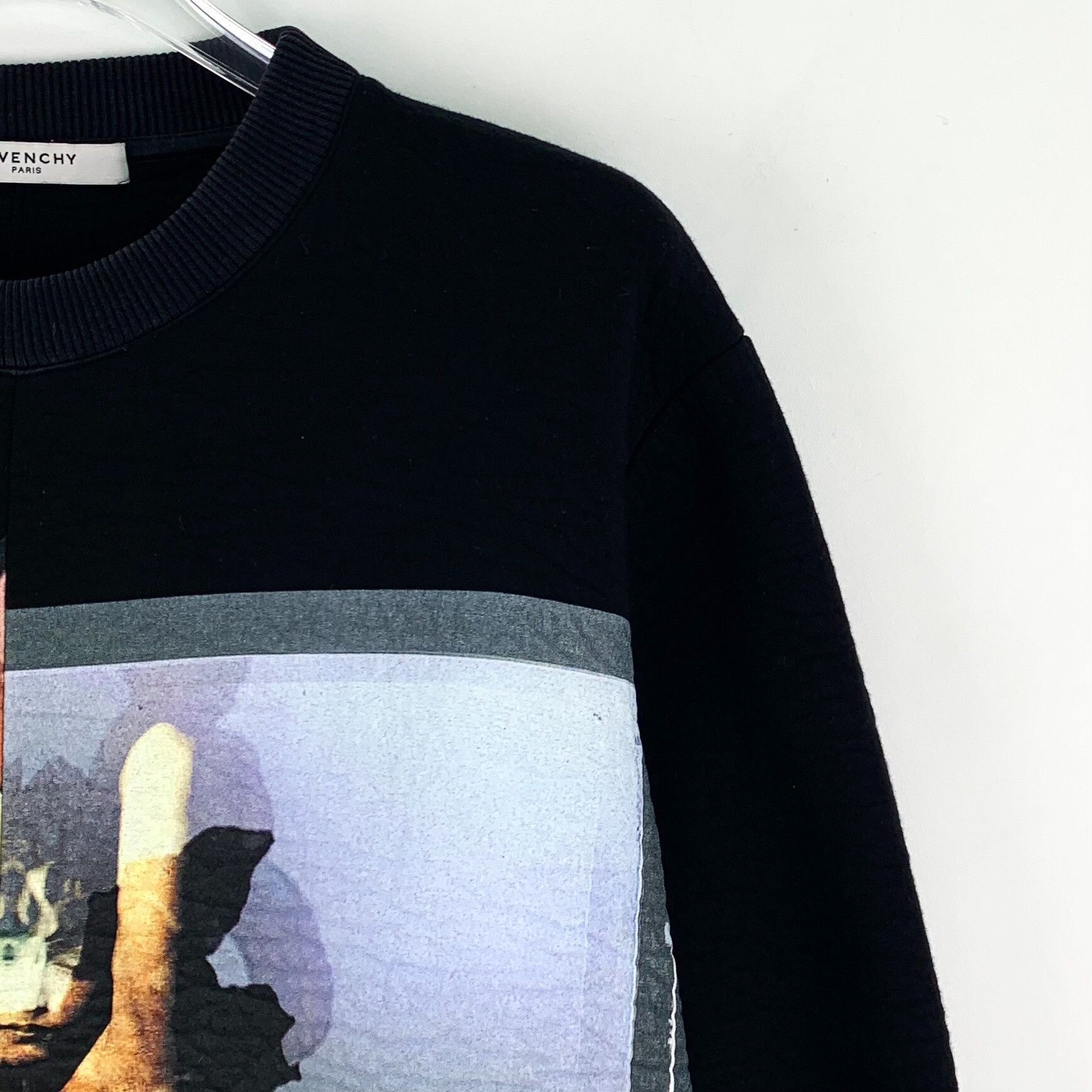 Givenchy Givenchy Cotton Printed Black Hoodie XS Men Size US XS / EU 42 / 0 - 3 Thumbnail