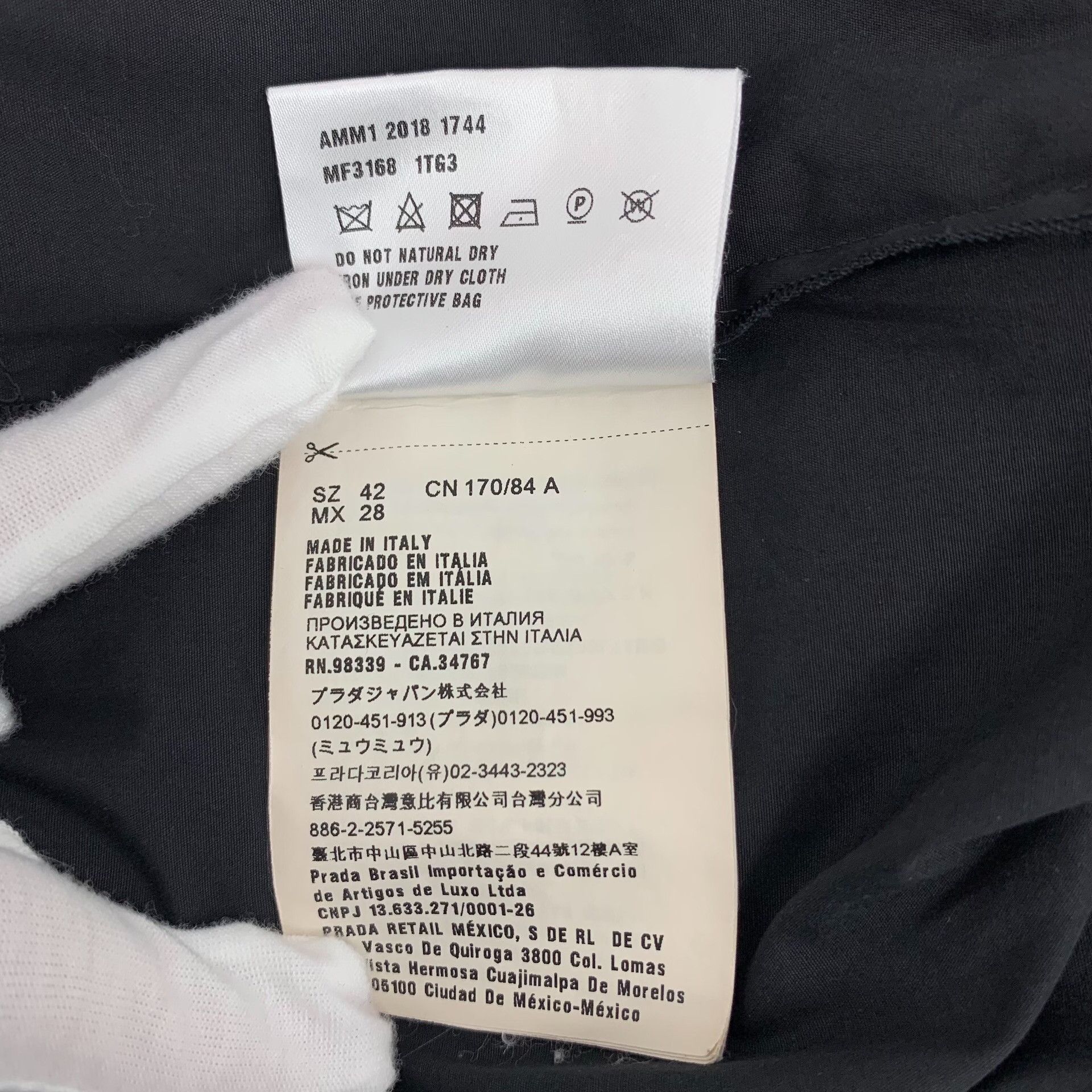Miu Miu Miu Miu Cotton Black Dress 42 Women Size M / US 6-8 / IT 42-44 - 7 Thumbnail