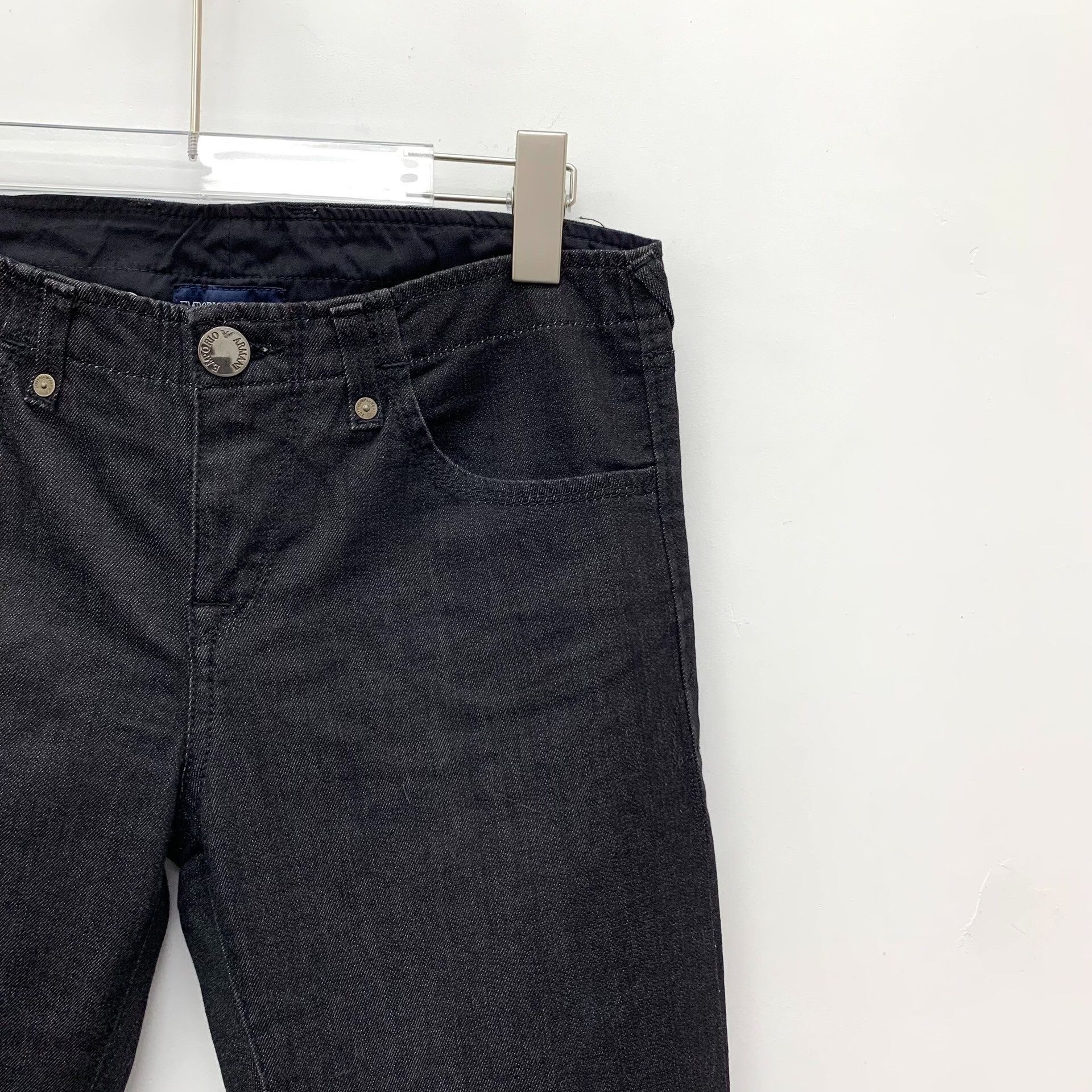 Armani Armani Casual Denim Black Denim Jeans 28 Men Size US 28 / EU 44 - 3 Thumbnail