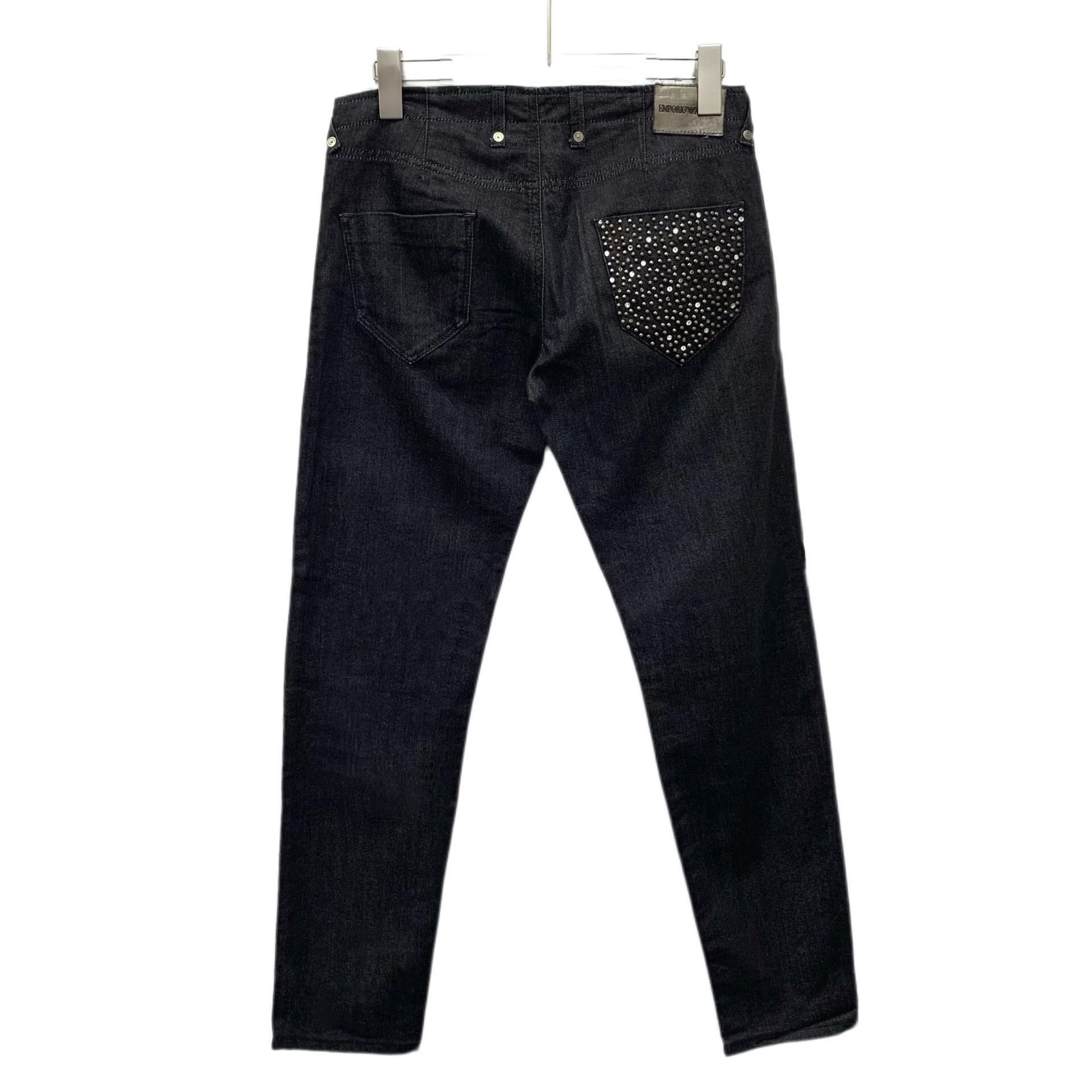 Armani Armani Casual Denim Black Denim Jeans 28 Men Size US 28 / EU 44 - 2 Thumbnail