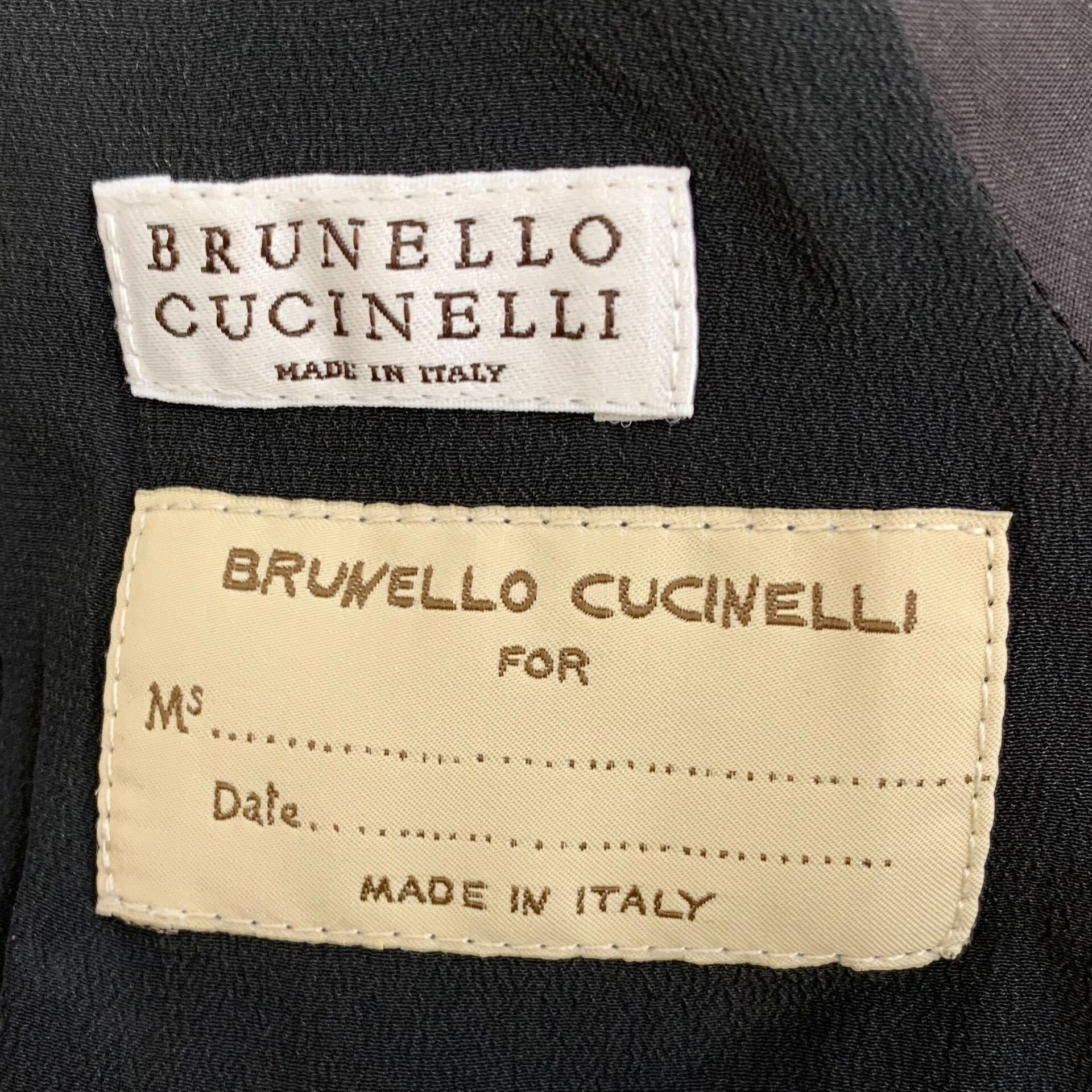 Brunello Cucinelli Brunello Cucinelli Black Jacket S Women Size S / US 4 / IT 40 - 5 Thumbnail