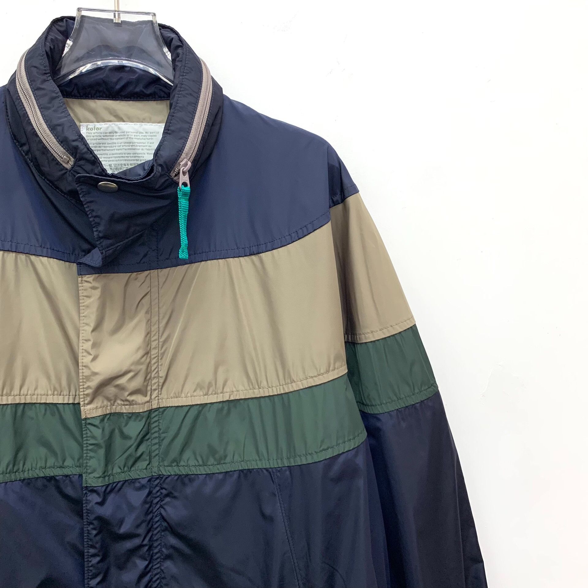 Kolor Kolor Nylon Striped Multi Coat M Women Size M / US 6-8 / IT 42-44 - 3 Thumbnail