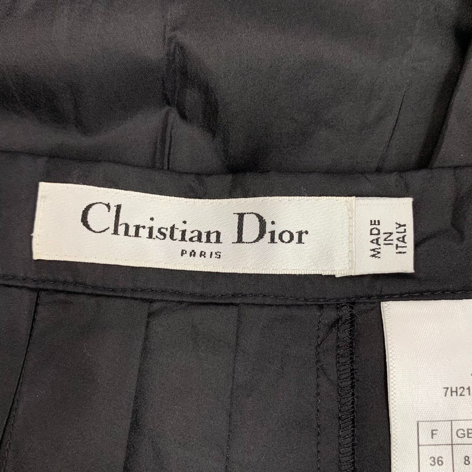 Dior Dior Casual Black Skirt S Women Size 26" / US 2 / IT 38 - 5 Thumbnail