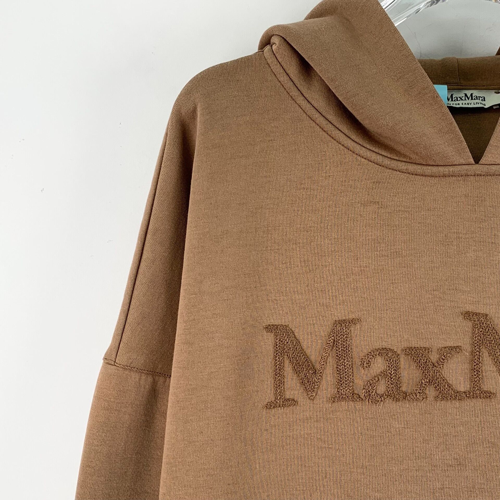 Max Mara Max Mara Retro Embroidered Brown Hoodie L Women Size L / US 10 / IT 46 - 3 Thumbnail