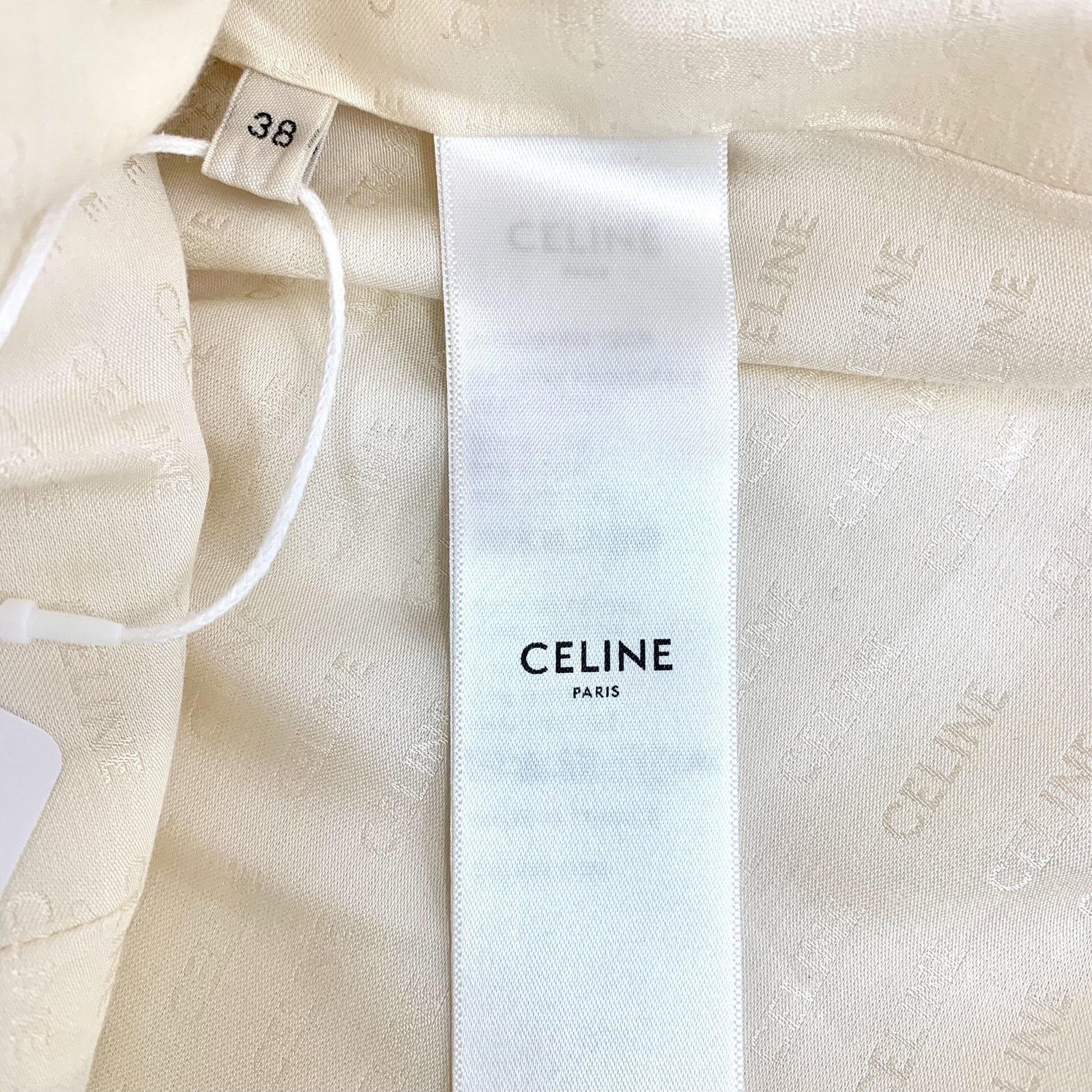 Celine Celine Beige Long Sleeve Shirt M Men Size US M / EU 48-50 / 2 - 7 Thumbnail
