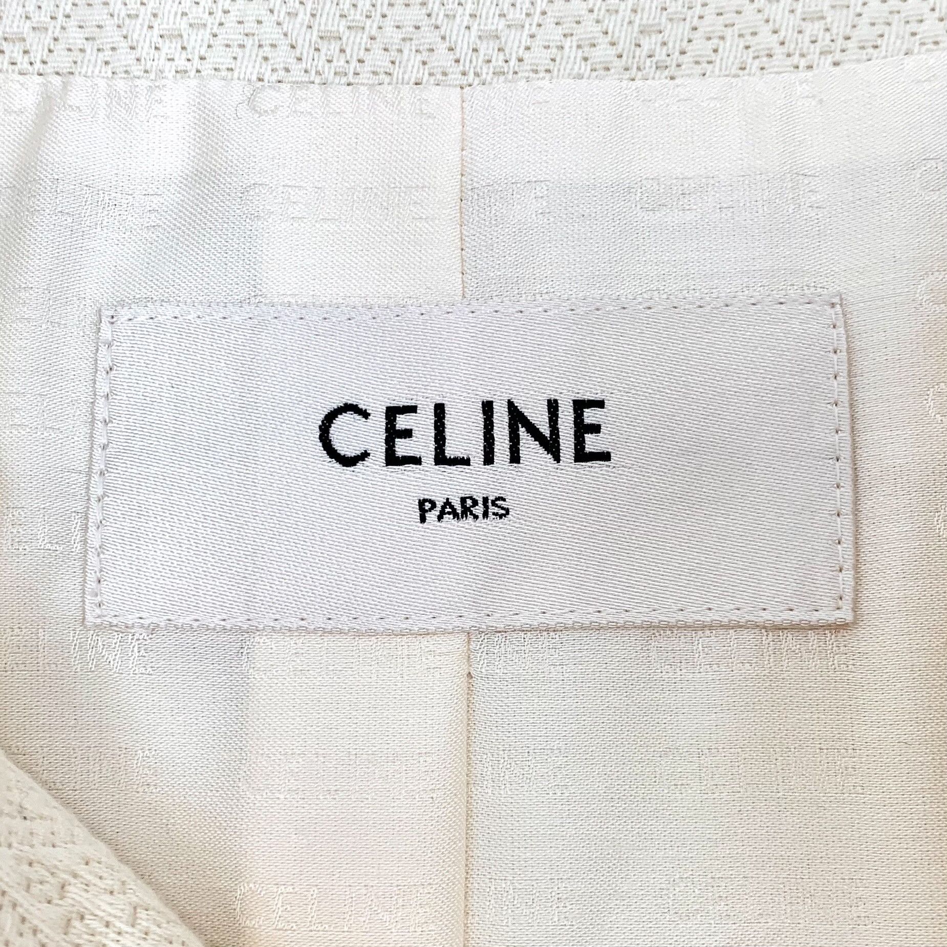 Celine Celine Beige Long Sleeve Shirt M Men Size US M / EU 48-50 / 2 - 6 Thumbnail