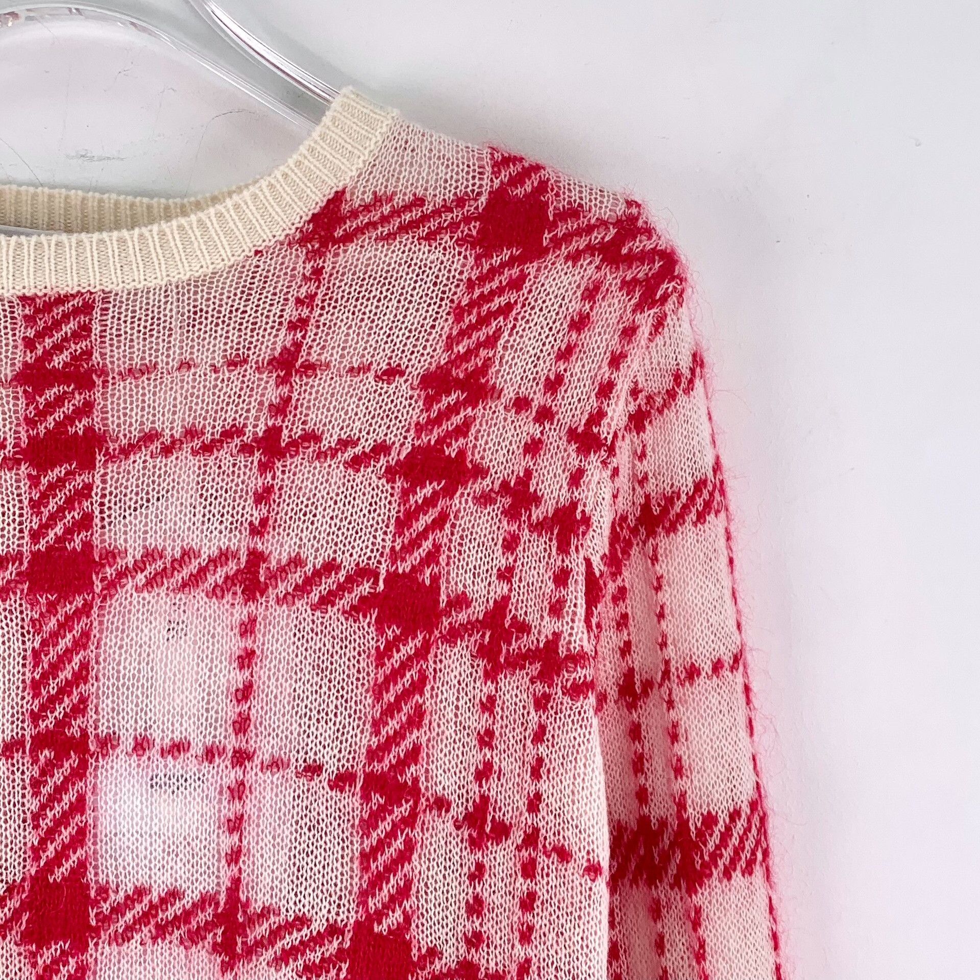 Dior Dior Knit Plaid Multi Sweater S Women Size S / US 4 / IT 40 - 3 Thumbnail