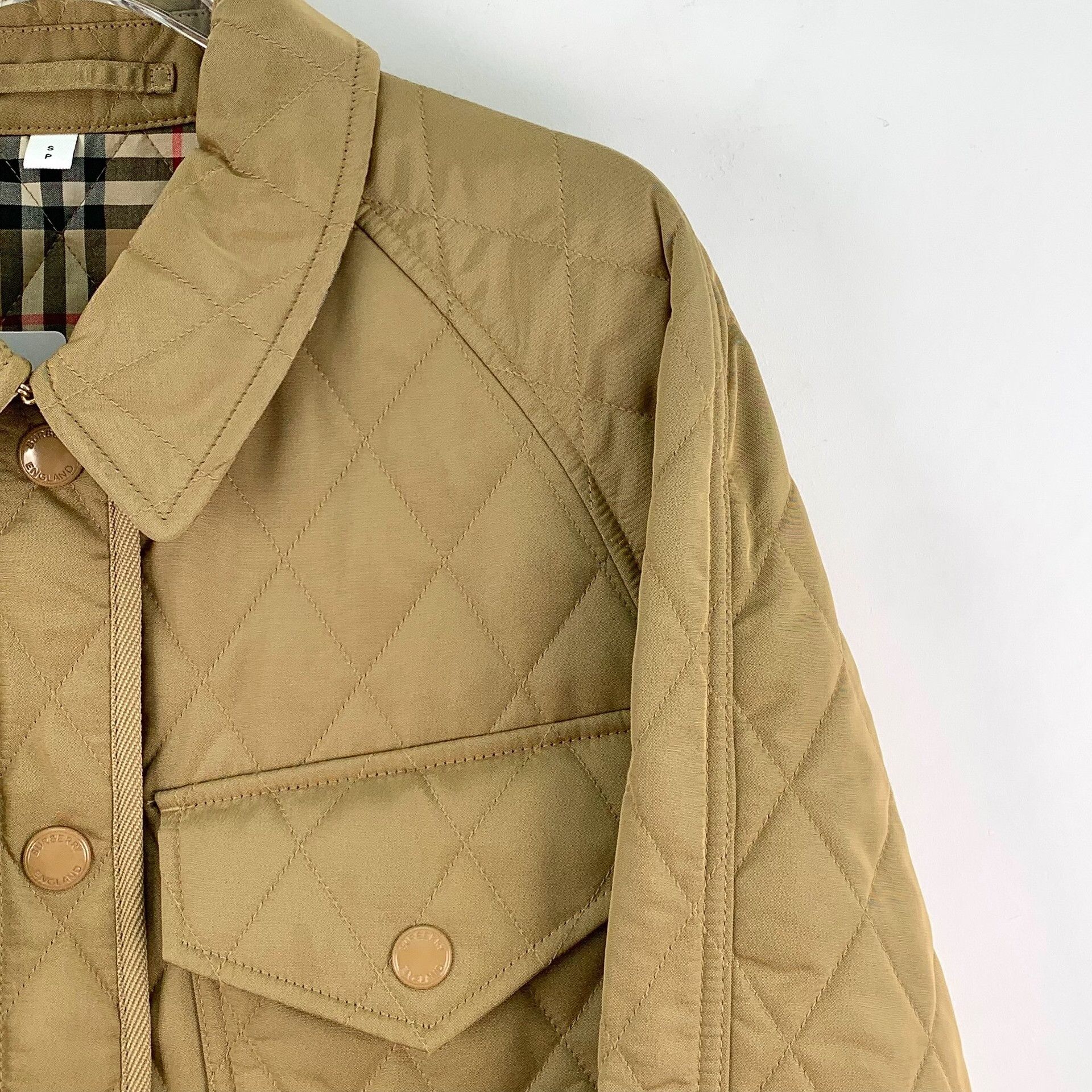 Burberry Burberry Plaid Brown Down Jacket S Women Size S / US 4 / IT 40 - 3 Thumbnail