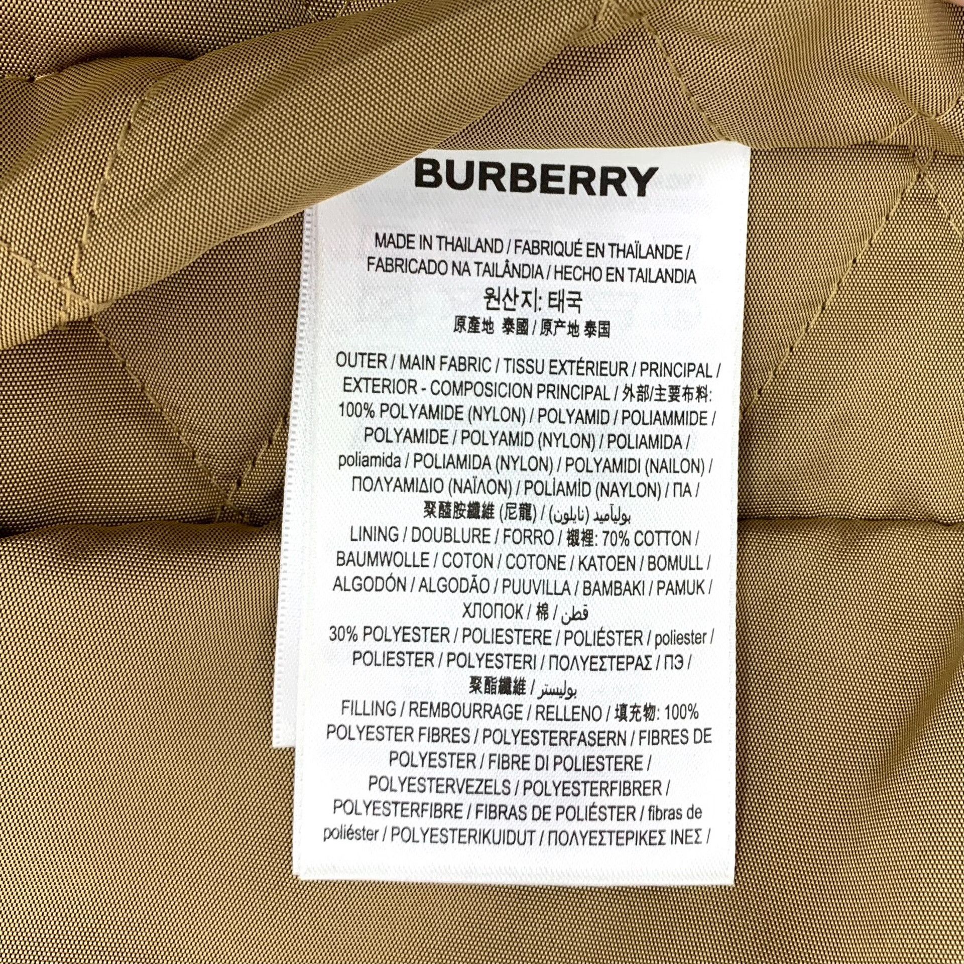 Burberry Burberry Plaid Brown Down Jacket S Women Size S / US 4 / IT 40 - 7 Thumbnail