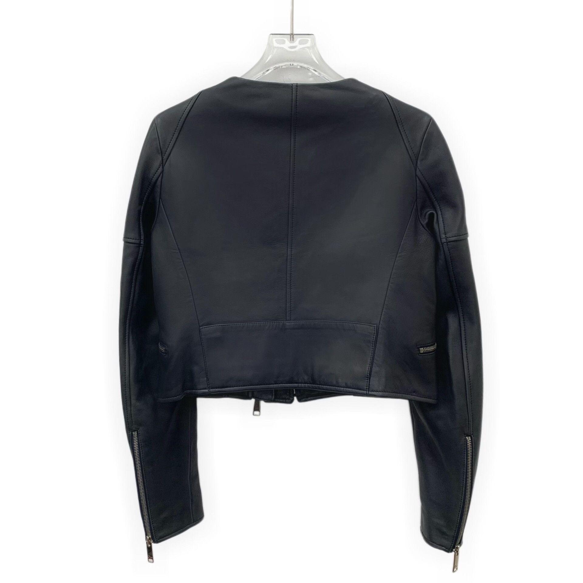 Dior Dior Leather Black Leather Jacket S Women Size S / US 4 / IT 40 - 2 Thumbnail