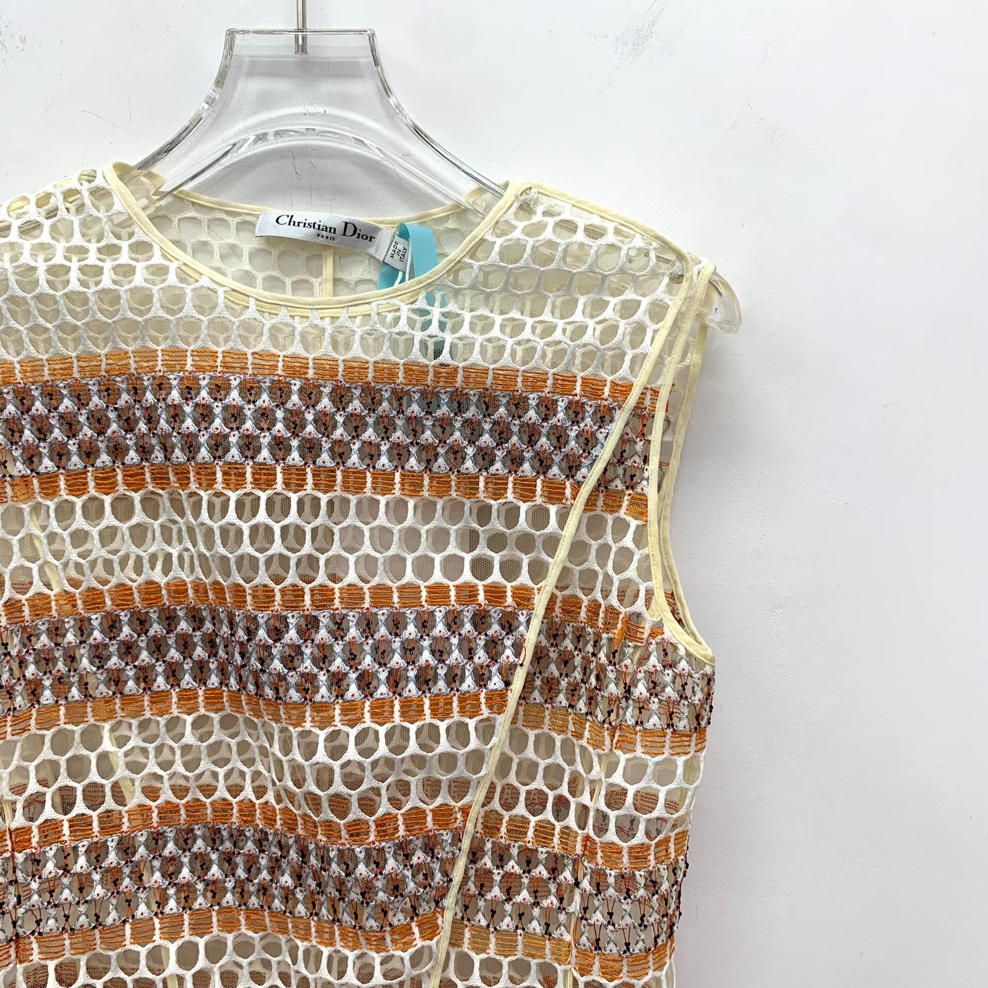 Dior Dior Striped Multi Tank Top S Women Size S / US 4 / IT 40 - 3 Thumbnail