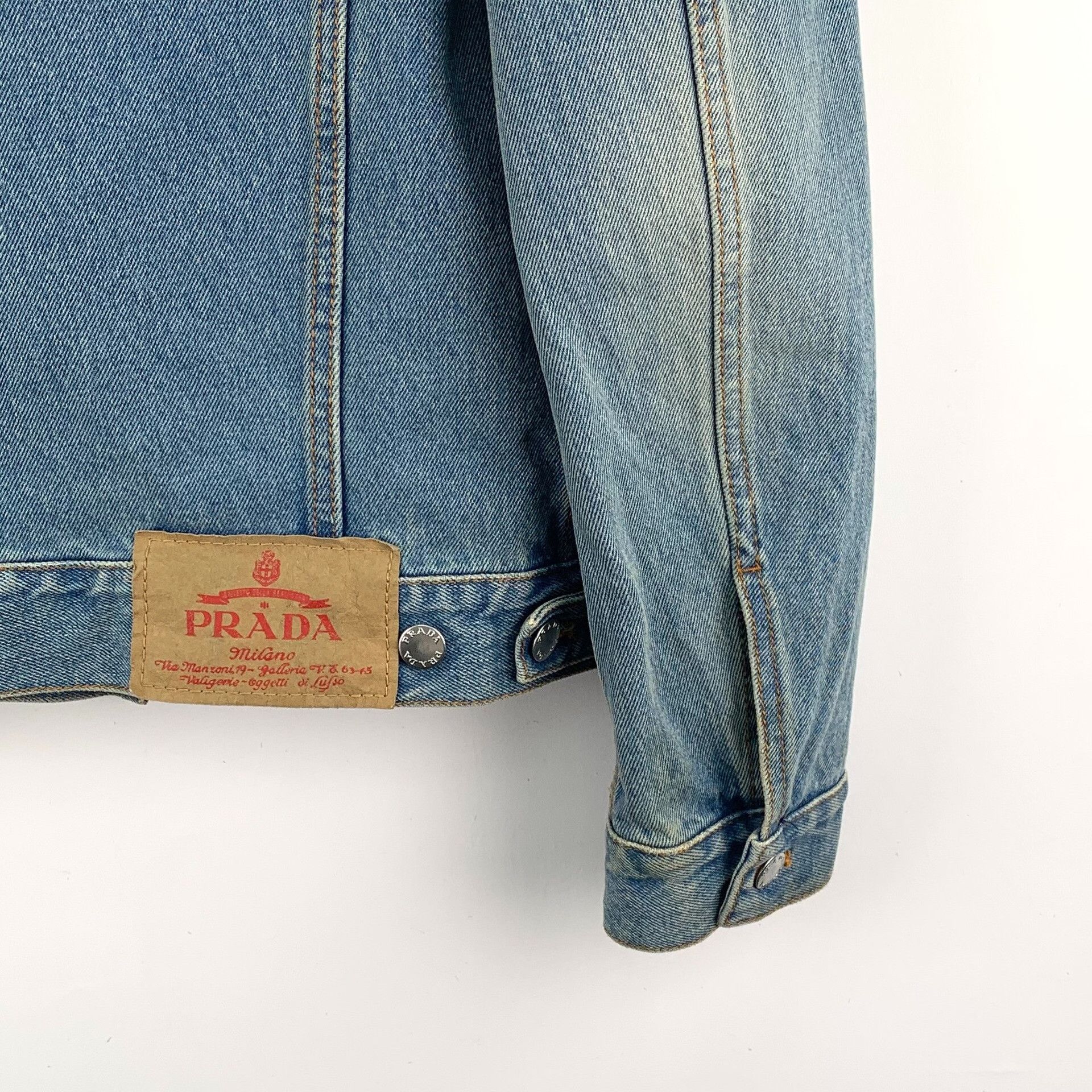 Prada Prada Cotton Blue Light Jacket S Men Size US S / EU 44-46 / 1 - 5 Thumbnail