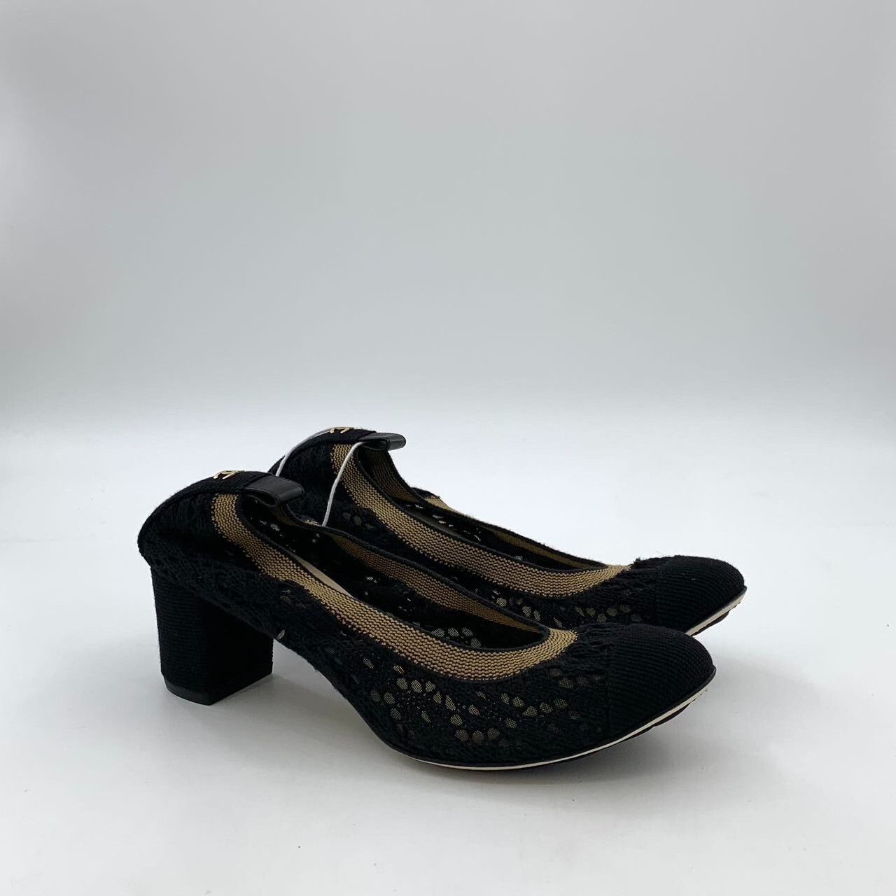 Chanel Chanel Mesh Black Lowtop Sneakers 36 Women Size US 6 / IT 36 - 2 Thumbnail