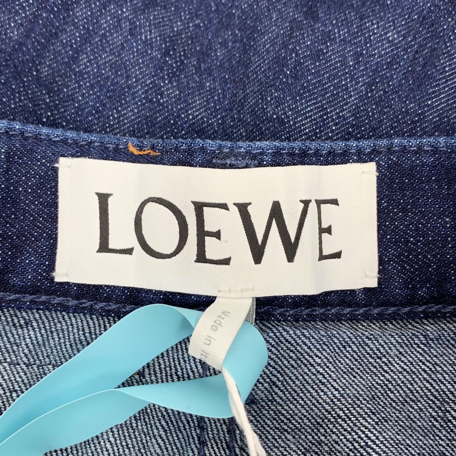 Loewe Loewe Retro Cotton Blue Jeans S Women Size 26" / US 2 / IT 38 - 5 Thumbnail