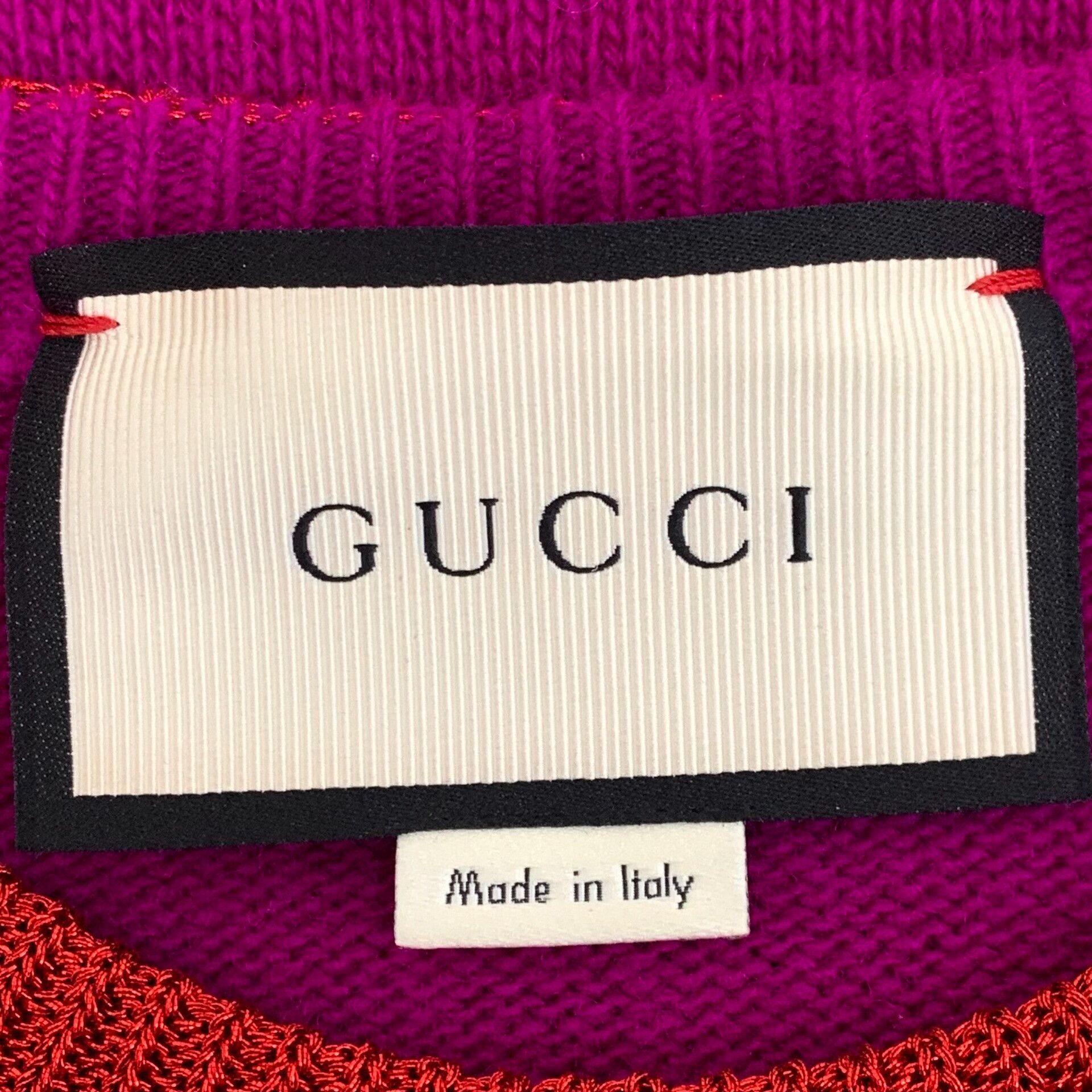 Gucci Gucci Wool Red Sweater S Women Size S / US 4 / IT 40 - 6 Thumbnail