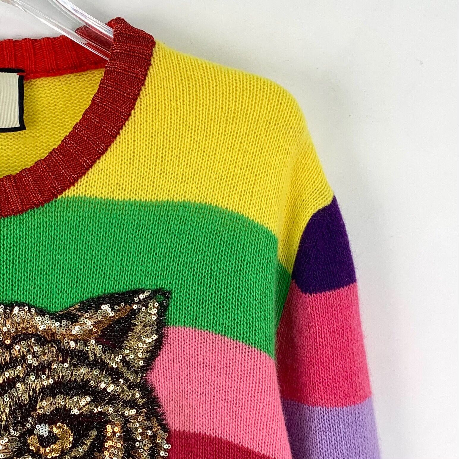 Gucci Gucci Wool Striped Multi Sweater M Women Size M / US 6-8 / IT 42-44 - 3 Thumbnail