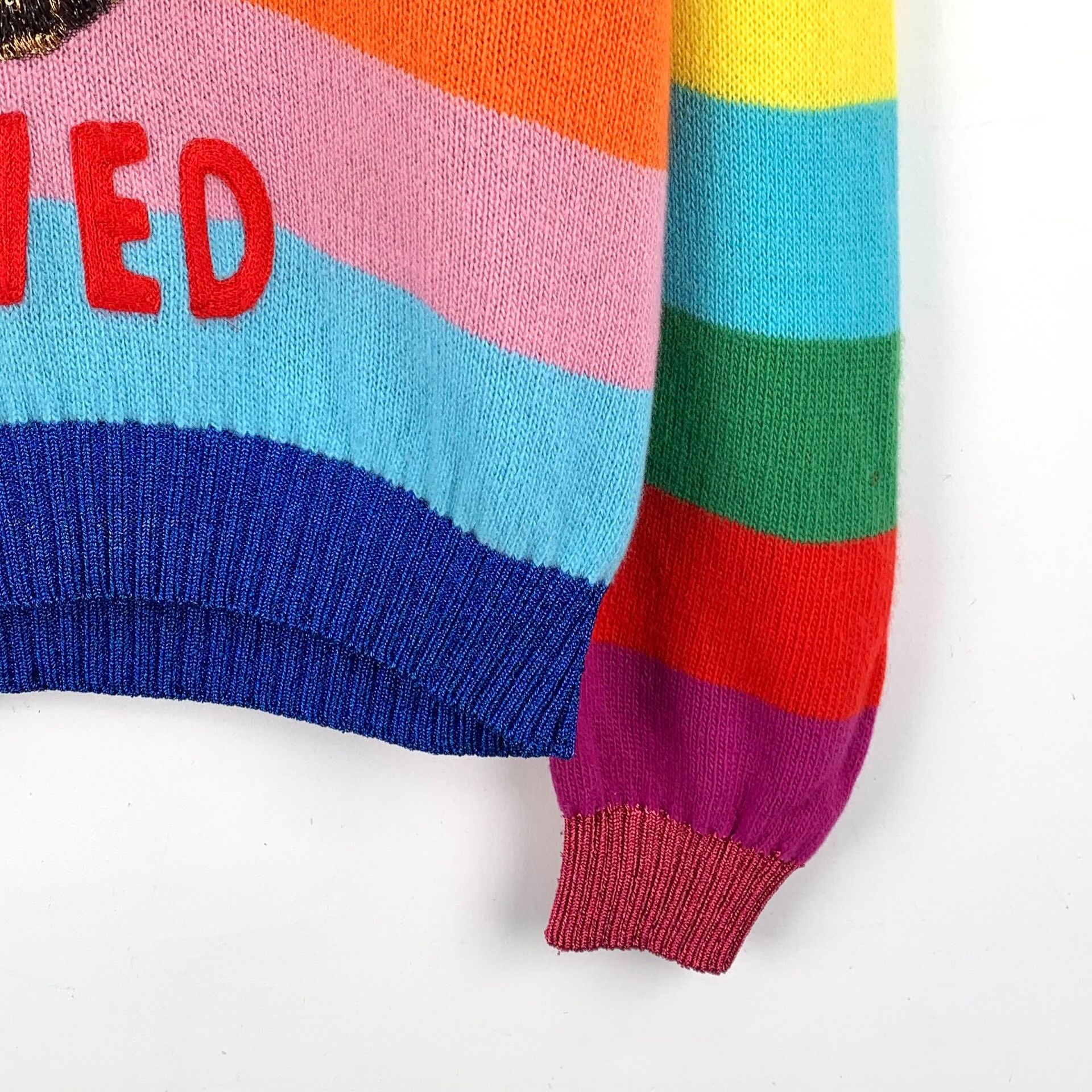 Gucci Gucci Wool Striped Multi Sweater M Women Size M / US 6-8 / IT 42-44 - 5 Thumbnail