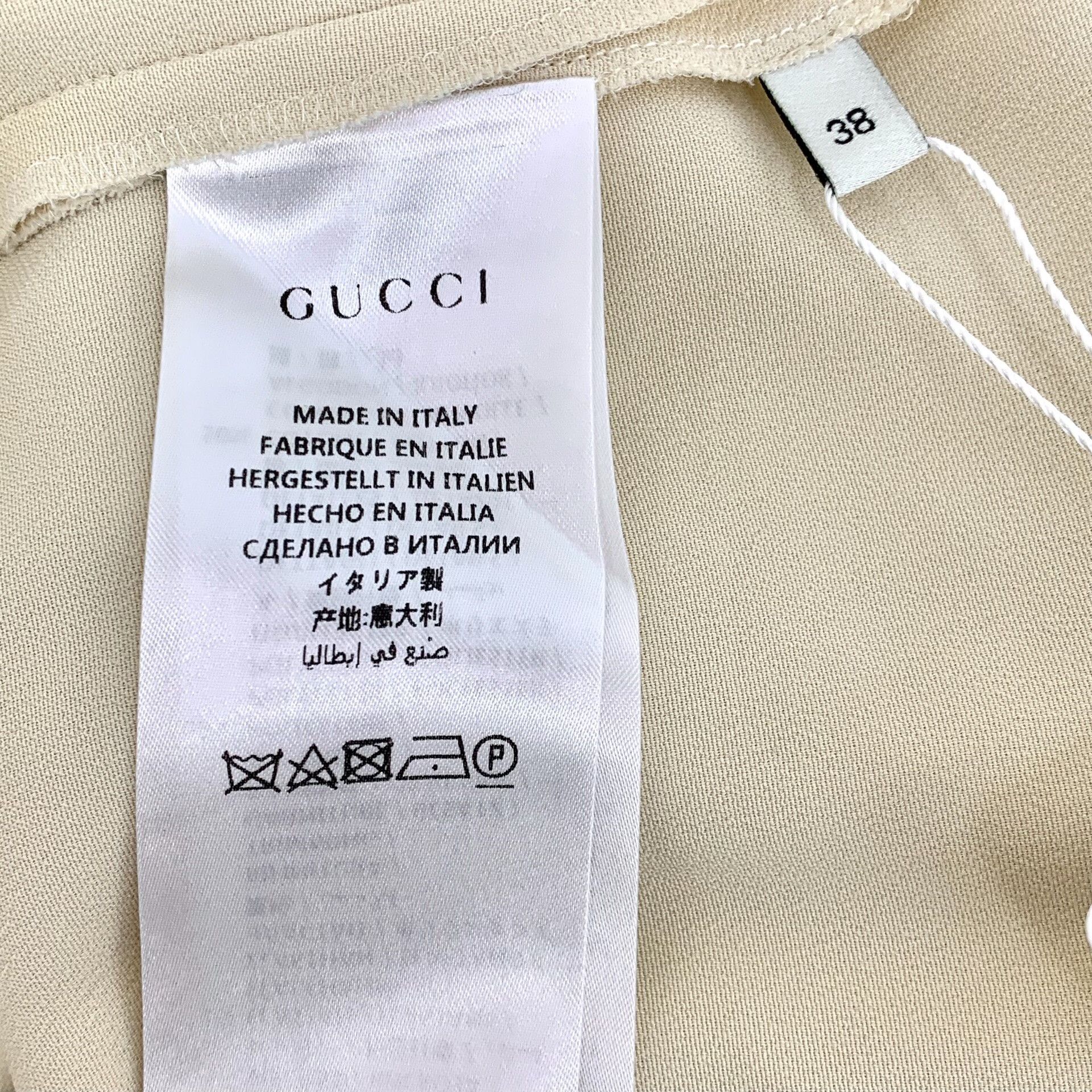 Gucci Gucci Beige Dress M Women Size M / US 6-8 / IT 42-44 - 6 Thumbnail