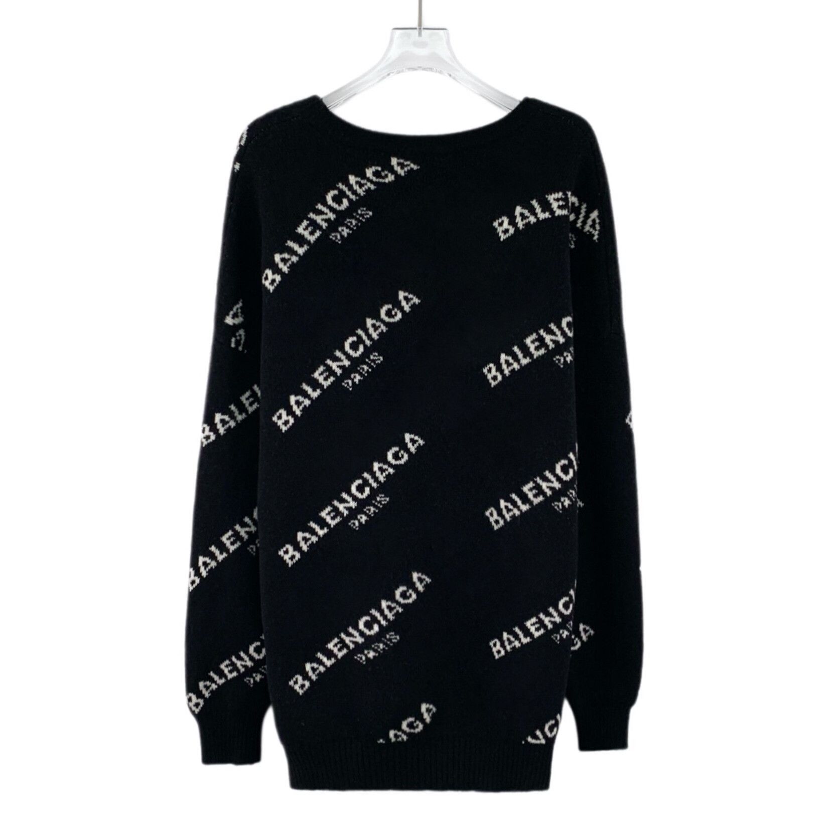 Balenciaga Balenciaga Retro Black Sweater M Women Size M / US 6-8 / IT 42-44 - 2 Thumbnail