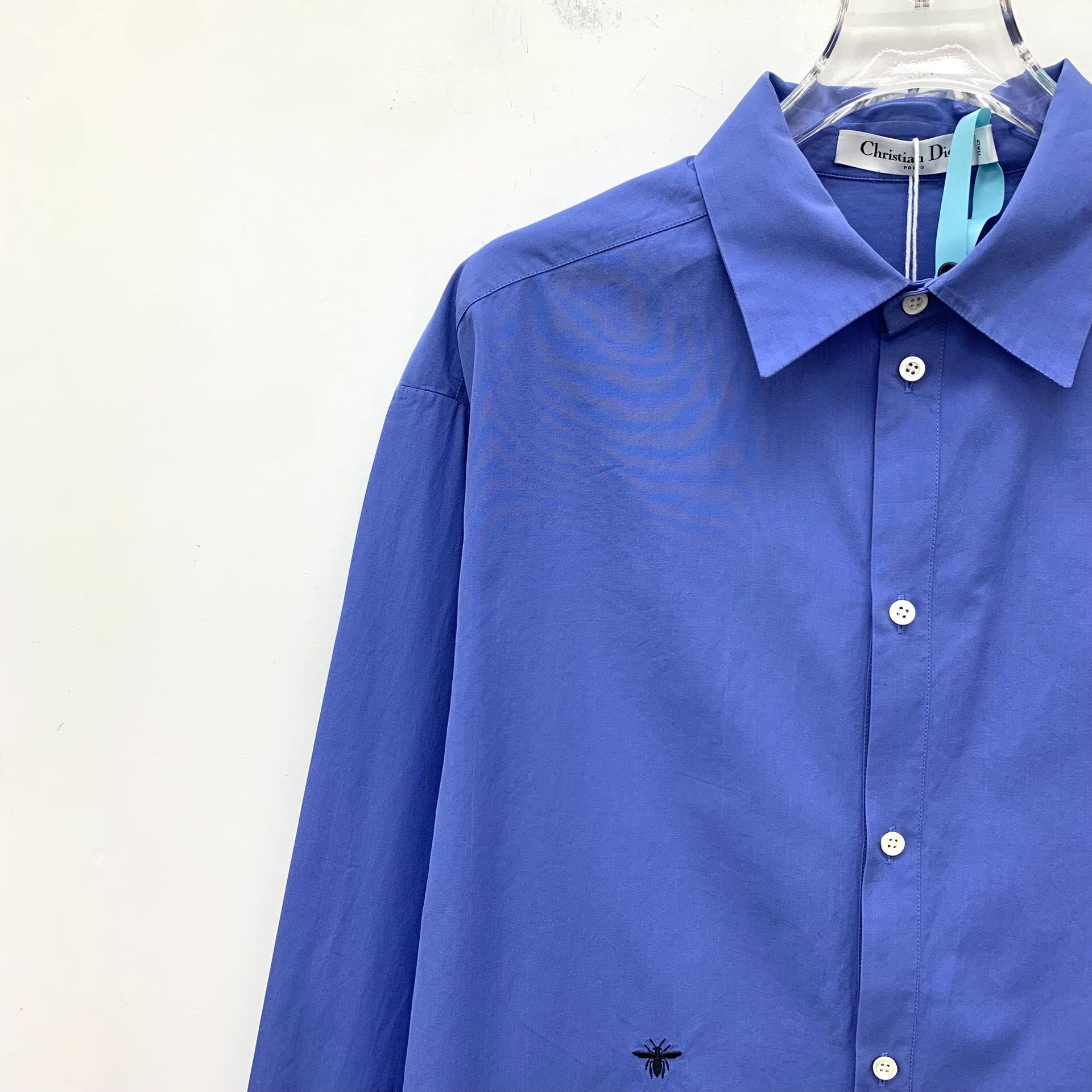 Dior Dior Cotton Embroidered Blue Button Up M Women Size M / US 6-8 / IT 42-44 - 3 Thumbnail