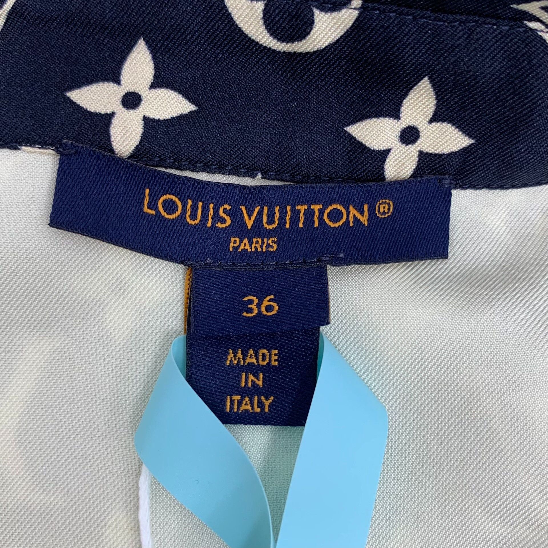 Louis Vuitton Louis Vuitton Blue Shirt S Men Size US S / EU 44-46 / 1 - 5 Thumbnail