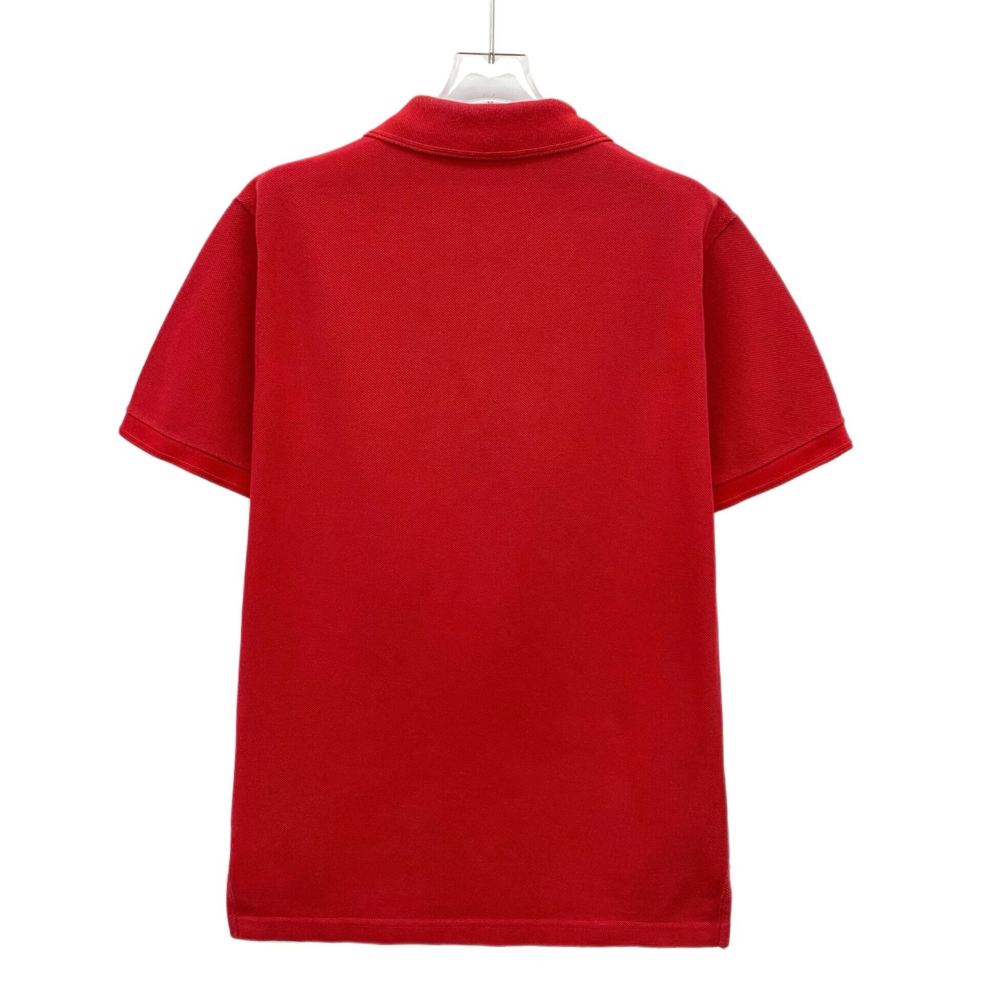 Dior Dior Cotton Embroidered Red Polo XS Men Size US XS / EU 42 / 0 - 2 Thumbnail