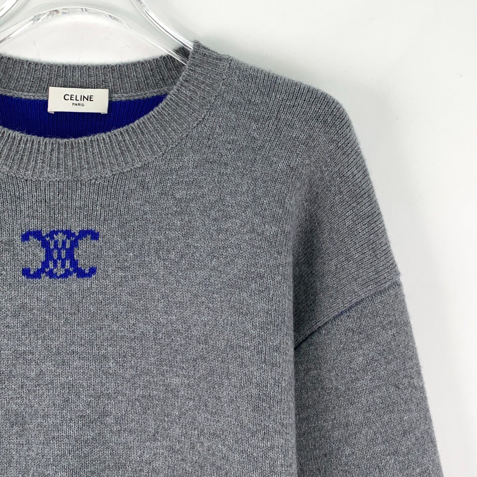 Celine Celine Gray Sweater S Women Size S / US 4 / IT 40 - 3 Thumbnail