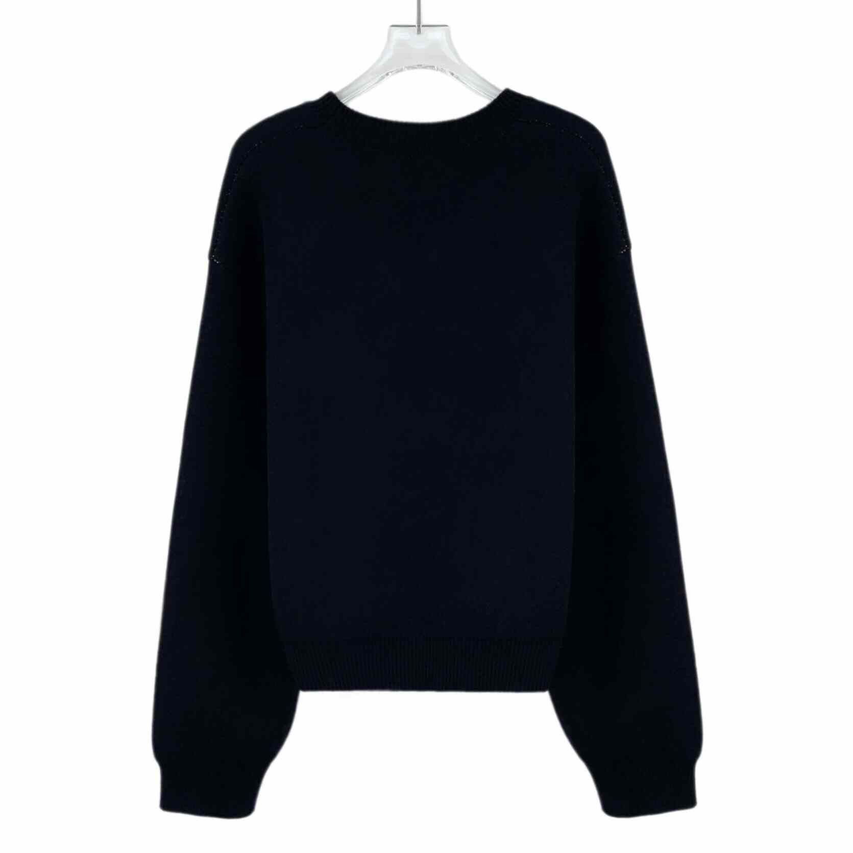 Celine Celine Black Sweater S Women Size S / US 4 / IT 40 - 2 Thumbnail