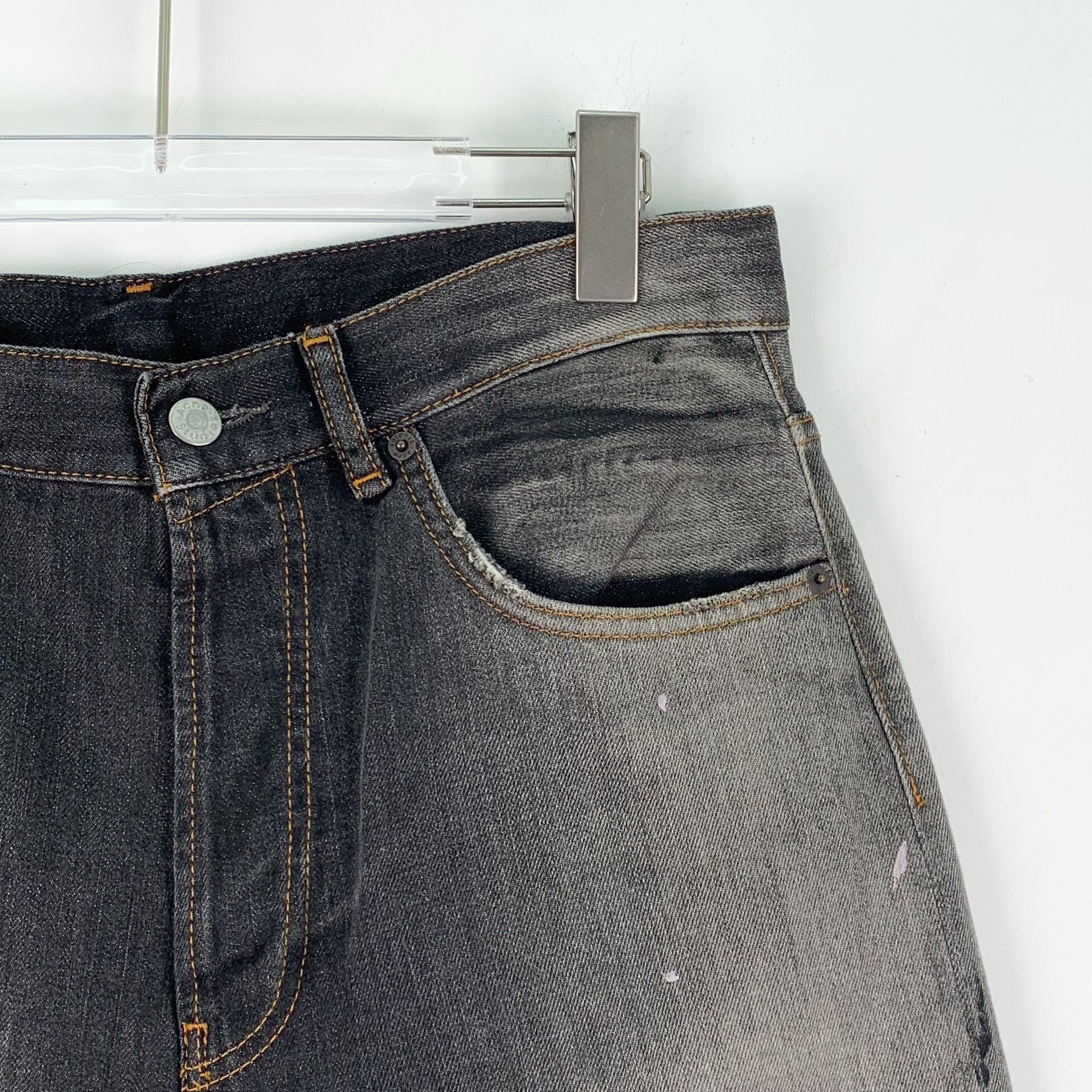 Acne Studios Acne Studios Retro Black Denim Jeans M Men Size US 32 / EU 48 - 3 Thumbnail