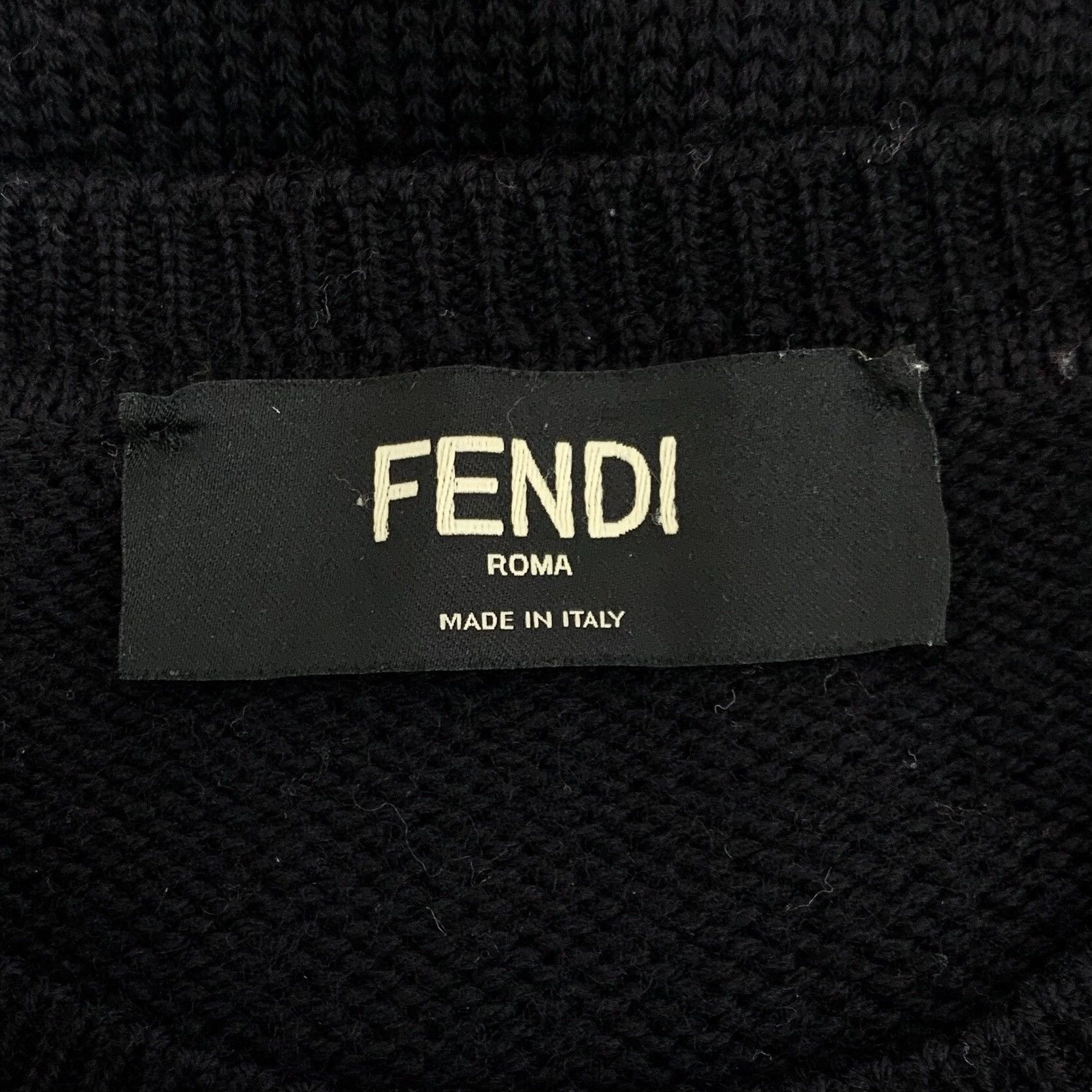 Fendi Fendi Knit Black Sweater M Women Size M / US 6-8 / IT 42-44 - 5 Thumbnail