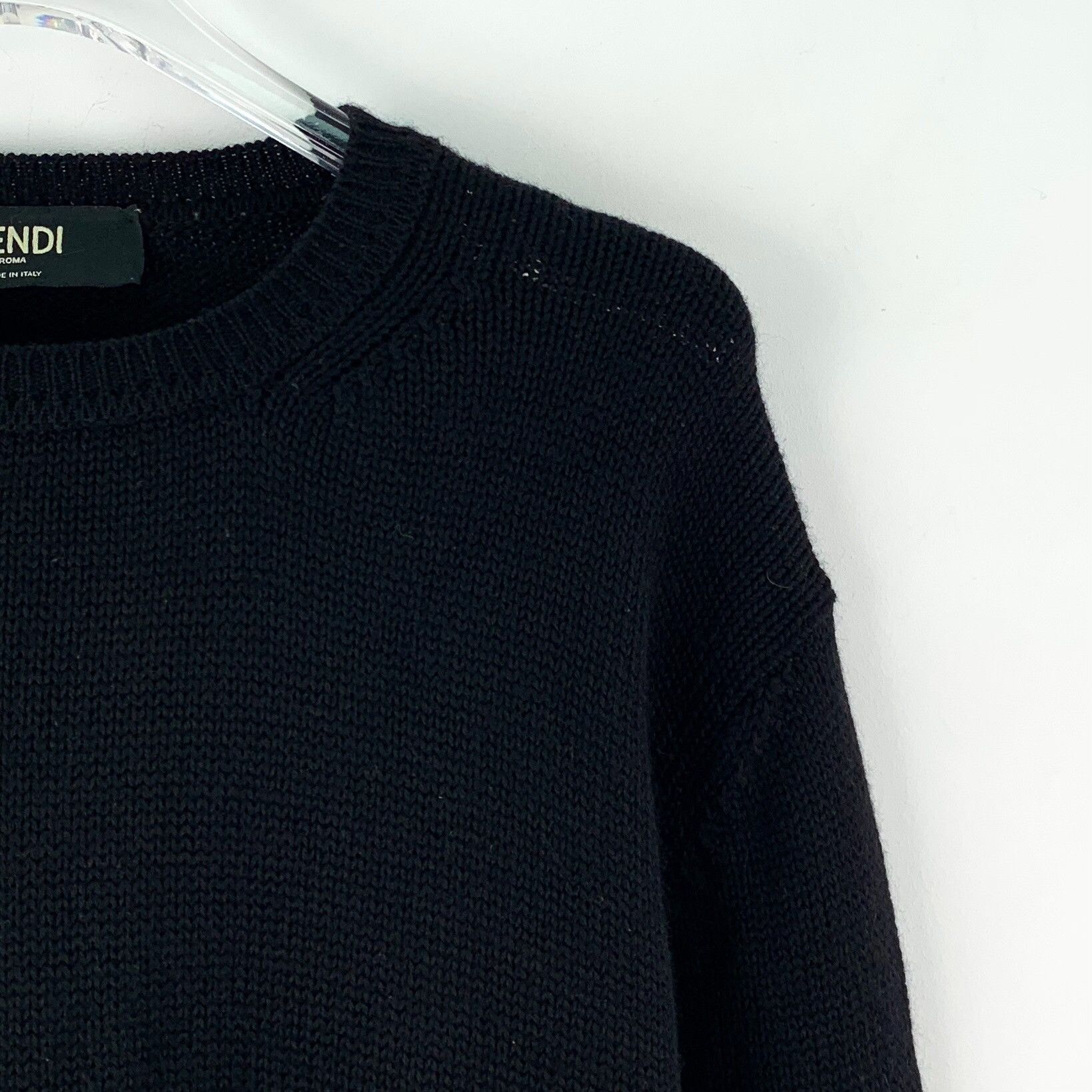 Fendi Fendi Knit Black Sweater M Women Size M / US 6-8 / IT 42-44 - 3 Thumbnail