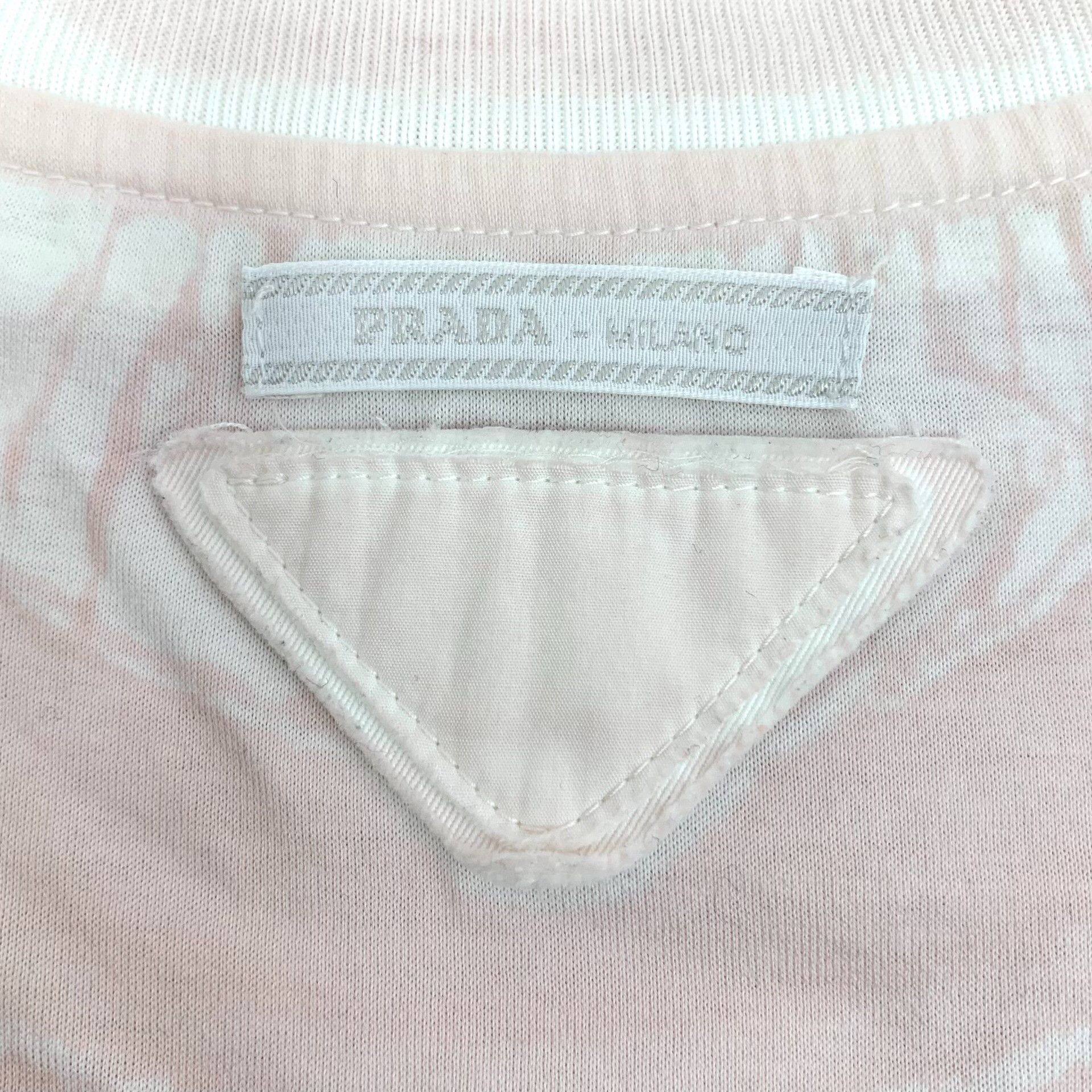 Prada Prada Cotton Pink T-Shirt S Women Size S / US 4 / IT 40 - 5 Thumbnail