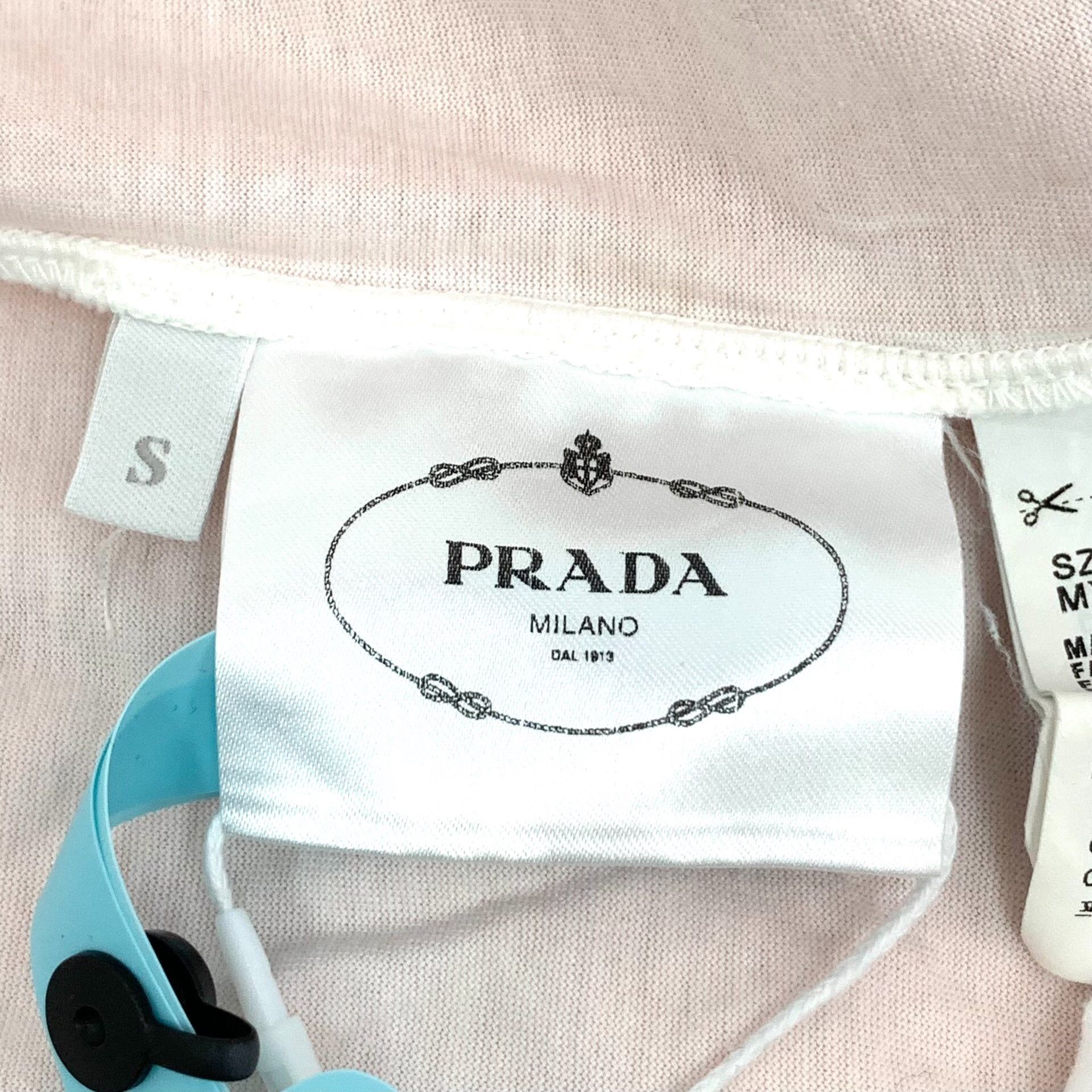 Prada Prada Cotton Pink T-Shirt S Women Size S / US 4 / IT 40 - 6 Thumbnail