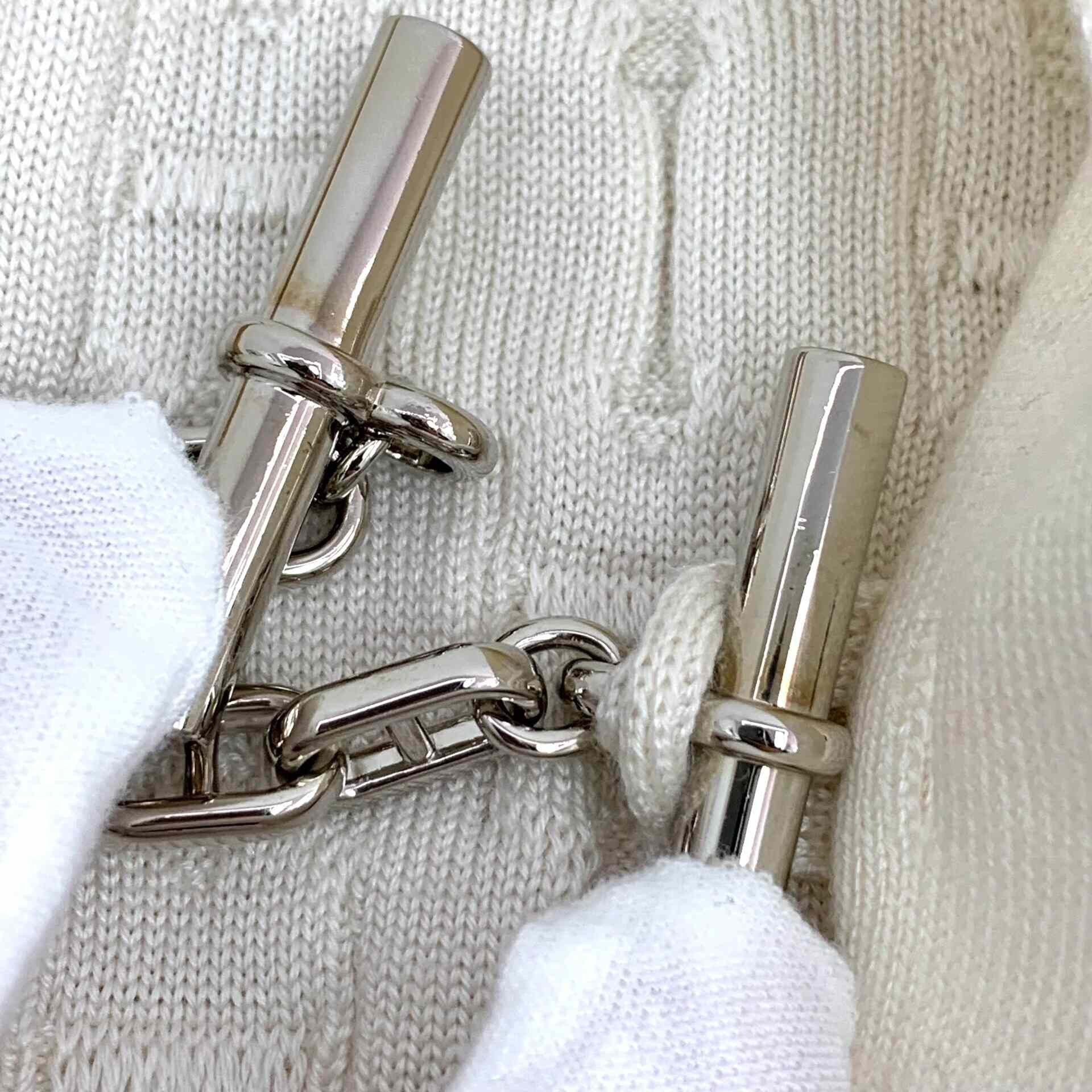 Hermes Hermes White Sweater XS Women Size XS / US 0-2 / IT 36-38 - 9 Thumbnail