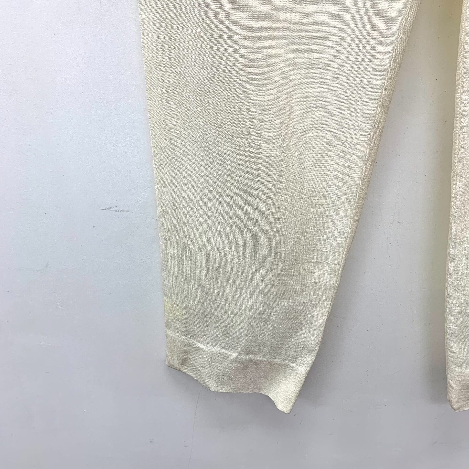 Celine Celine Casual White Pants XS Women Size 24" / US 00 / IT 34 - 5 Thumbnail