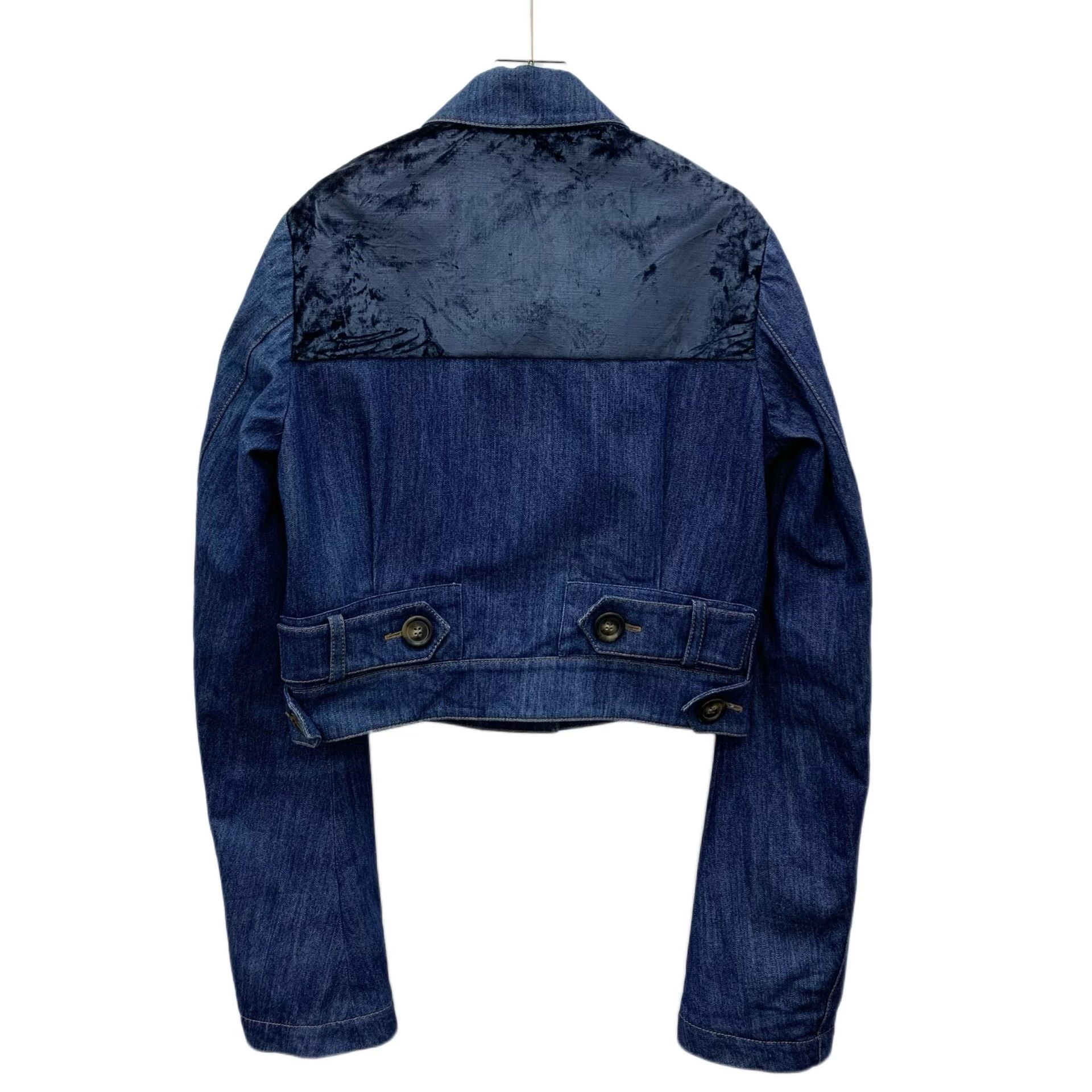Miu Miu Miu Miu Cotton Blue Jacket M Women Size M / US 6-8 / IT 42-44 - 2 Thumbnail