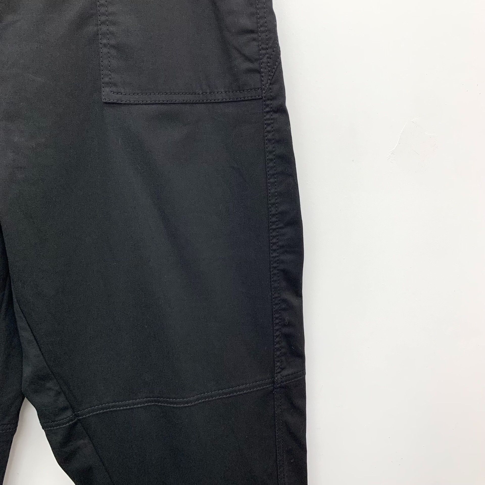 Moncler Moncler Cotton Black Pants 23 Women Size 23" - 4 Thumbnail