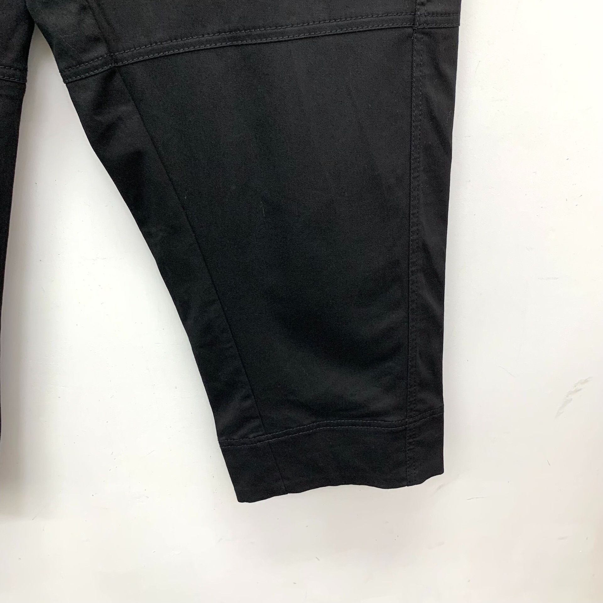Moncler Moncler Cotton Black Pants 23 Women Size 23" - 5 Thumbnail