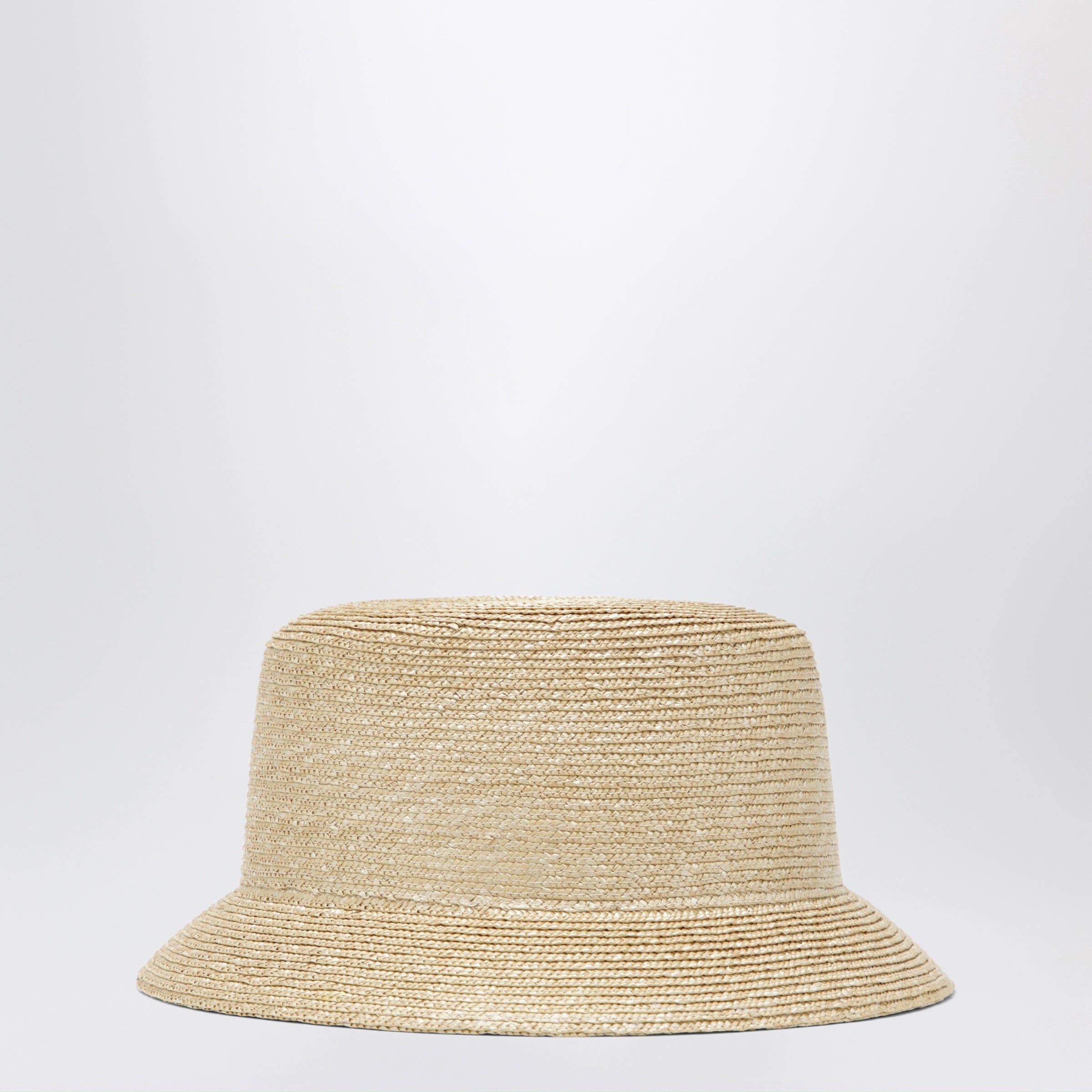 Saint Laurent Paris Saint Laurent Straw Hat With Cassandre Logo Size ONE SIZE - 2 Thumbnail