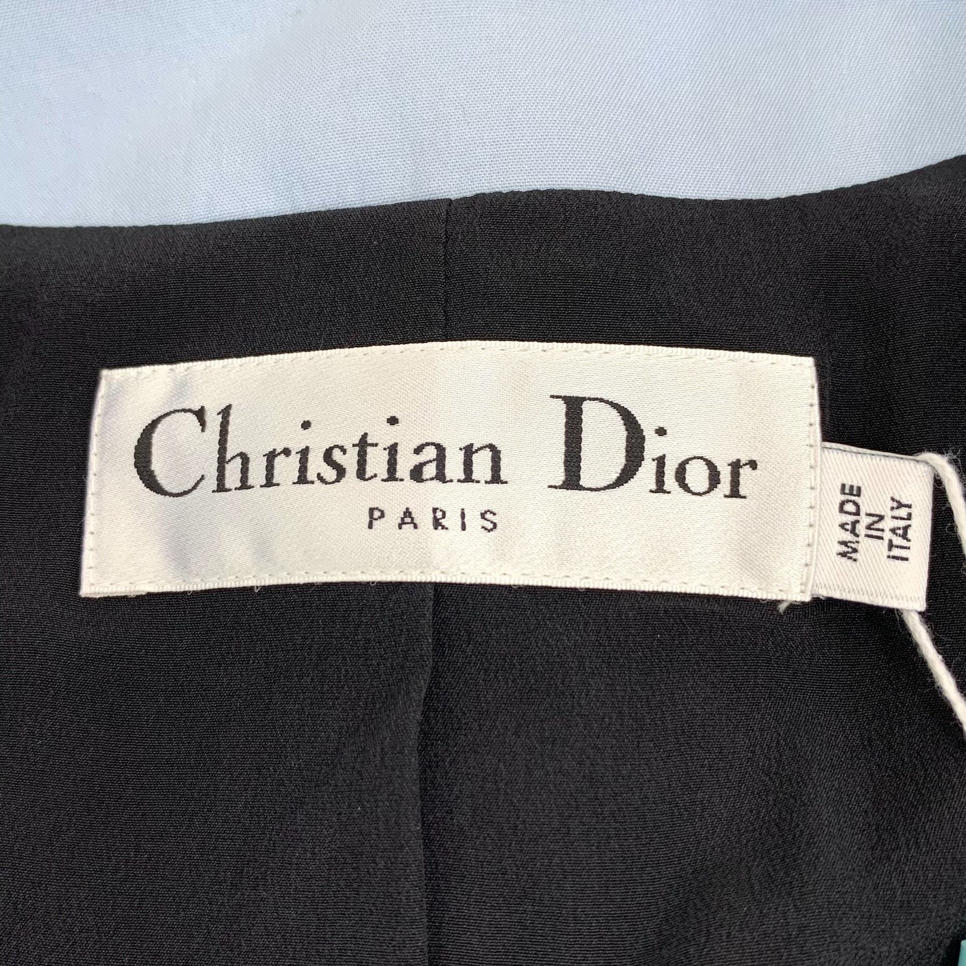 Dior Dior Cotton Embroidered Blue Jacket XS Women Size XS / US 0-2 / IT 36-38 - 5 Thumbnail