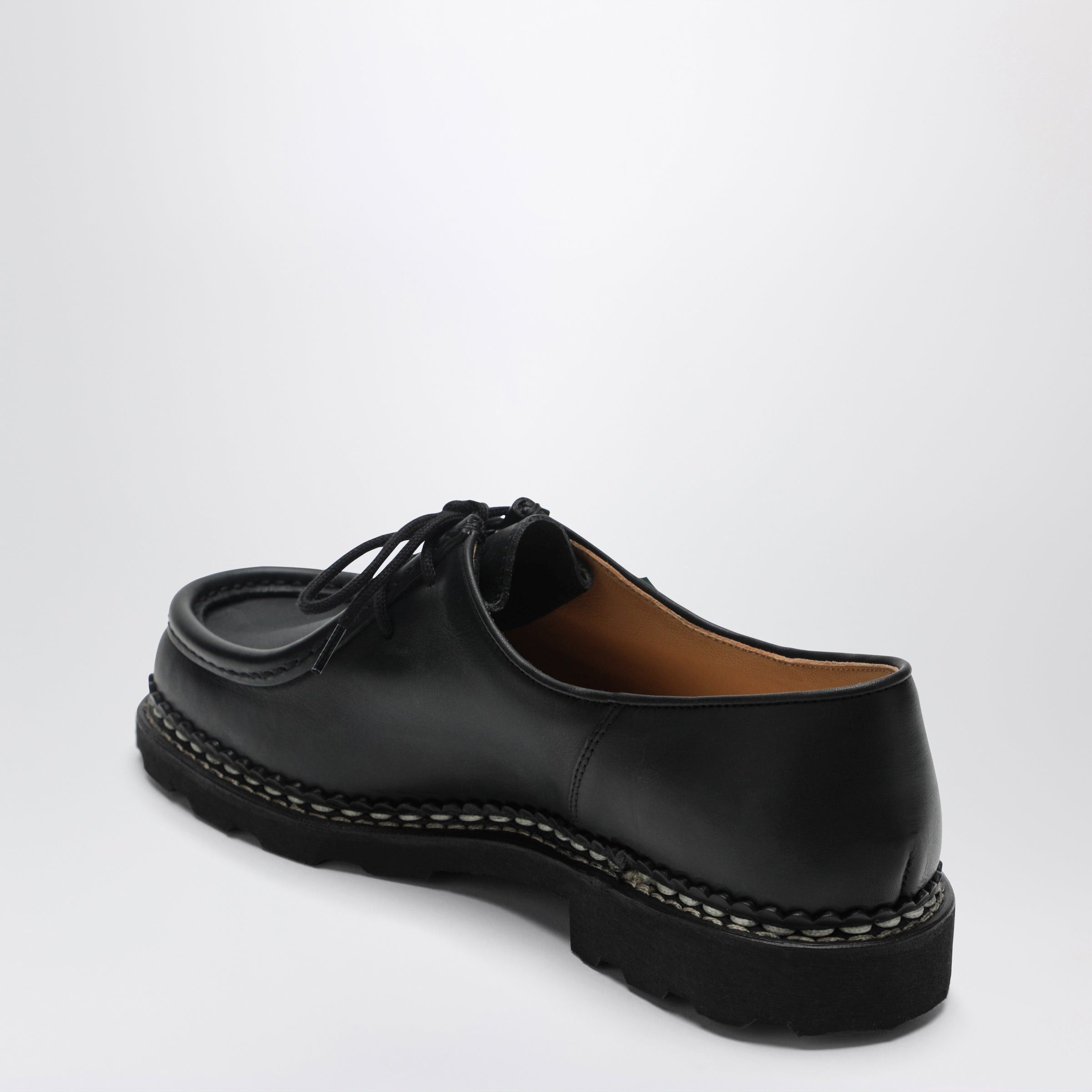 Paraboot Paraboot Michael Black Lace-Up Shoes In Leather Size US 11 / EU 44 - 2 Thumbnail
