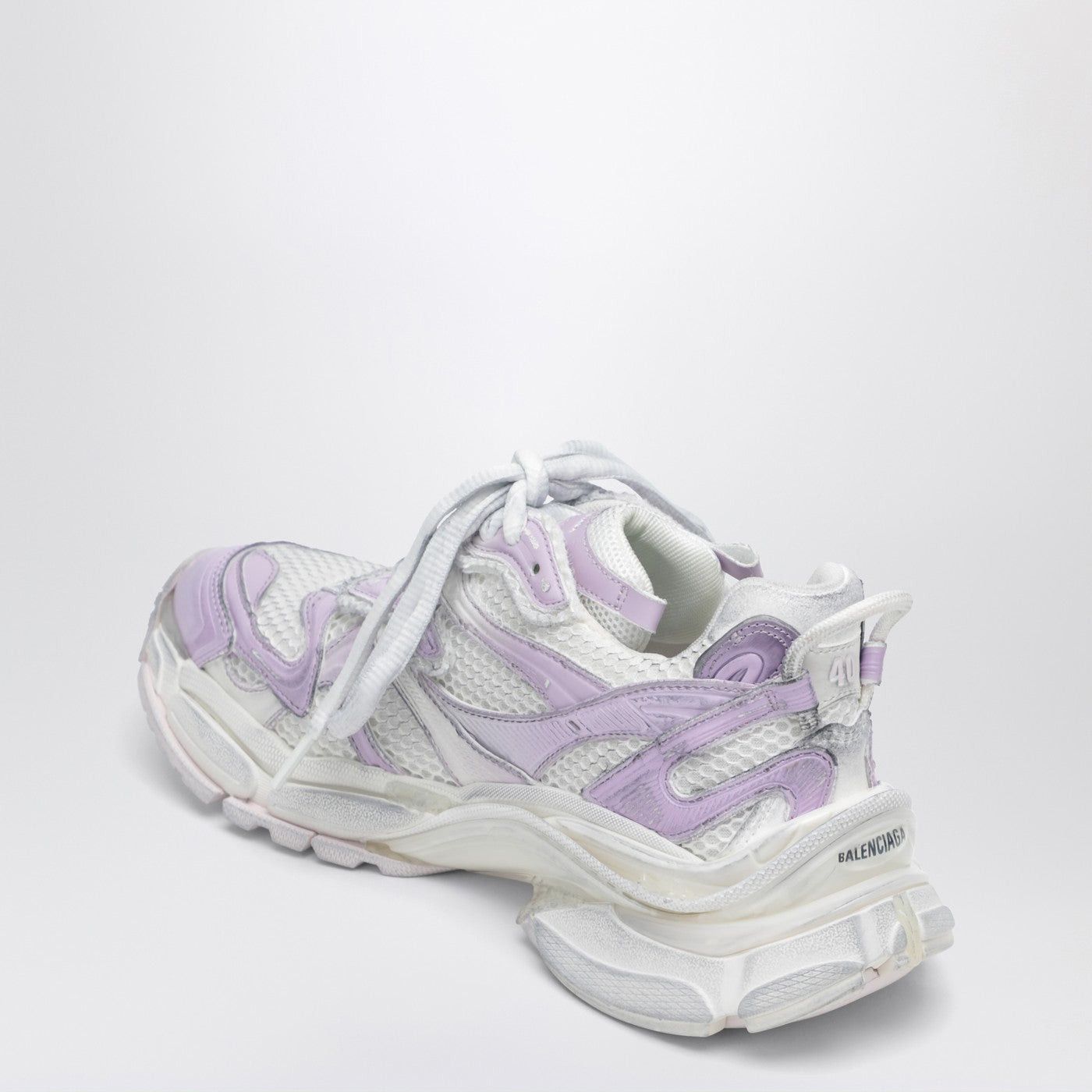 Balenciaga Balenciaga Runner 2 Gradient Sneakers In Light Grey/Lilac Size US 10 / IT 40 - 2 Thumbnail