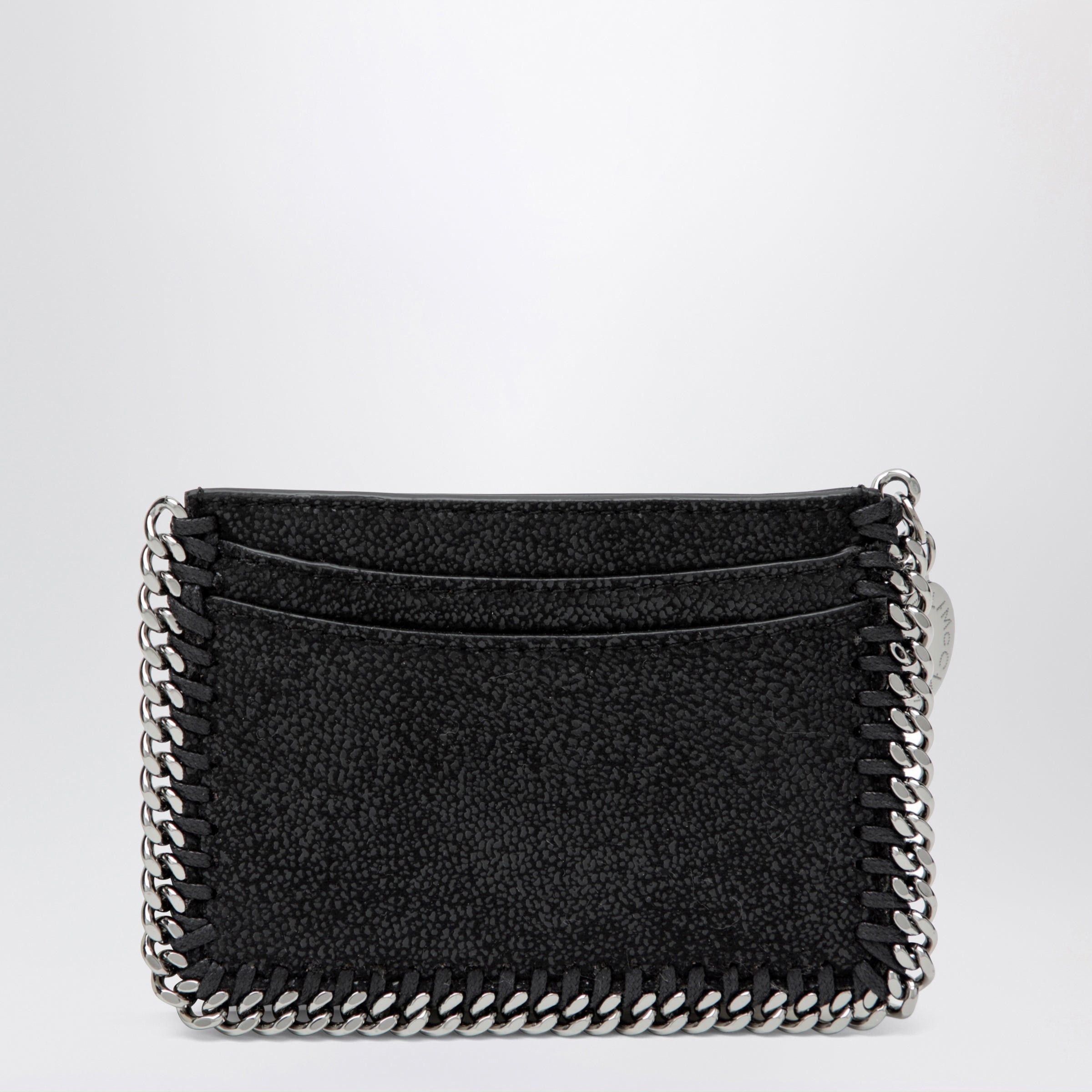 Stella McCartney Stella Mccartney Black Falabella Card Holder Size ONE SIZE - 2 Thumbnail
