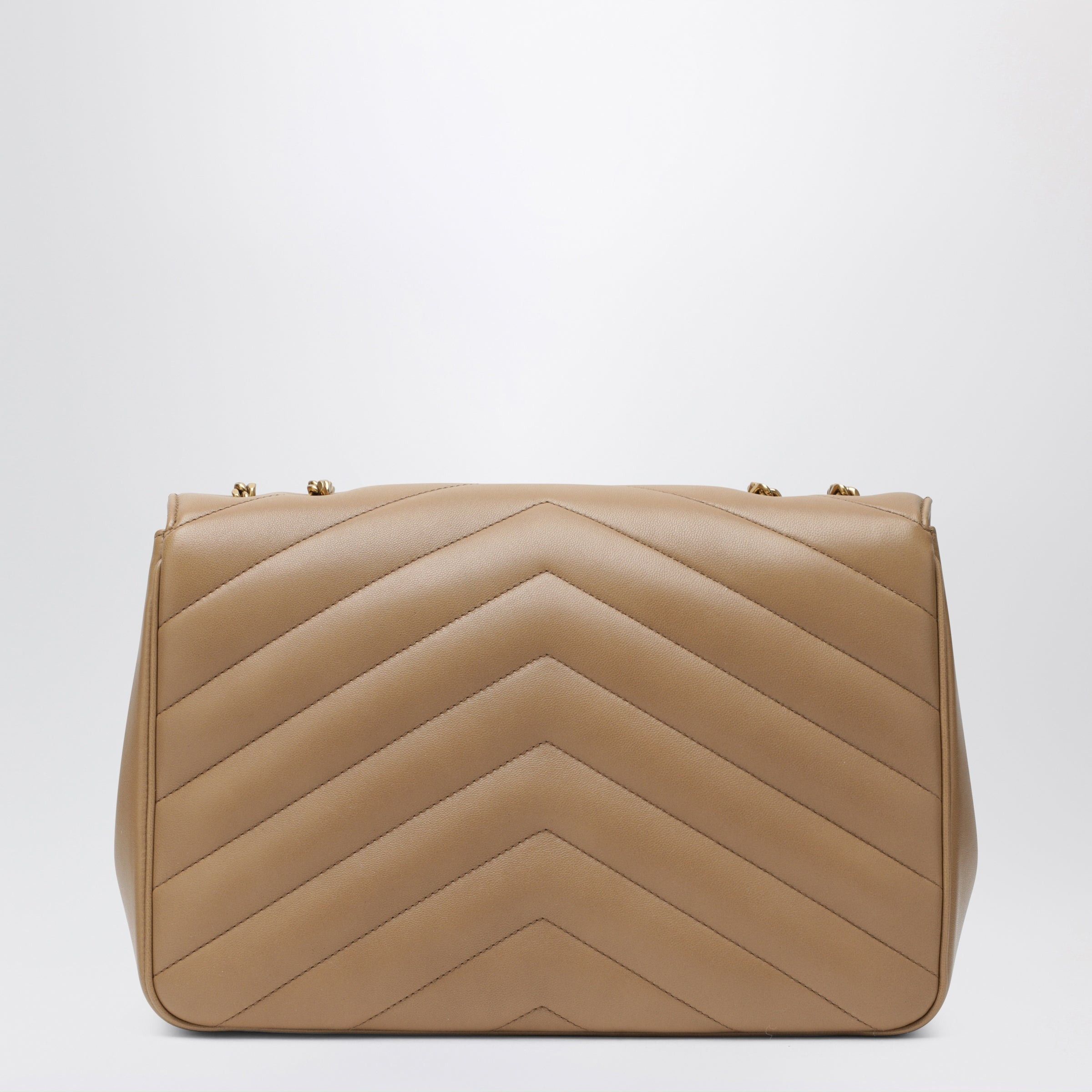 Saint Laurent Paris Saint Laurent Loulou Large Light Brown Leather Bag Size ONE SIZE - 2 Thumbnail