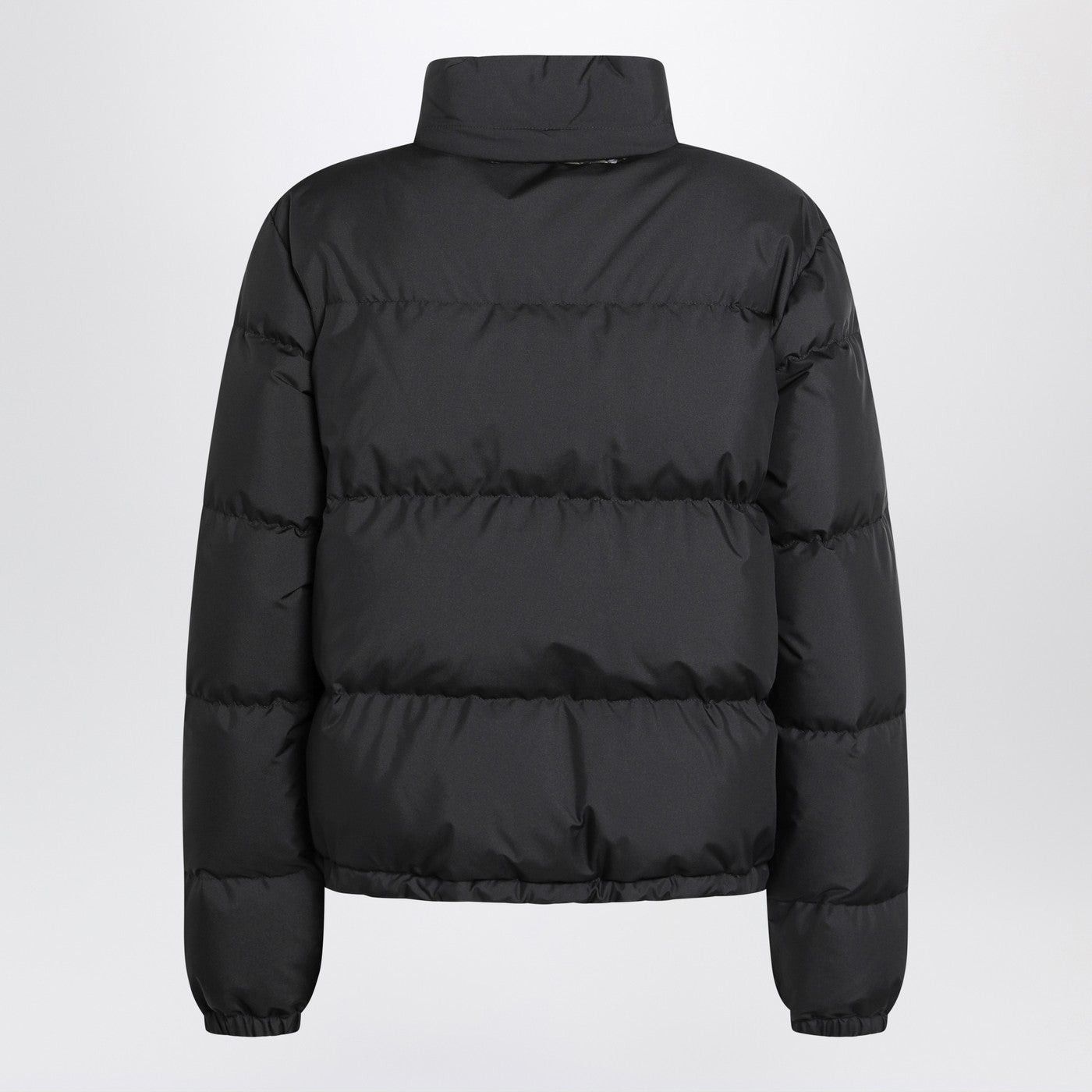 Burberry Burberry Black Zip-Up Puffer Jacket With Check Detail Size XS / US 0-2 / IT 36-38 - 2 Thumbnail
