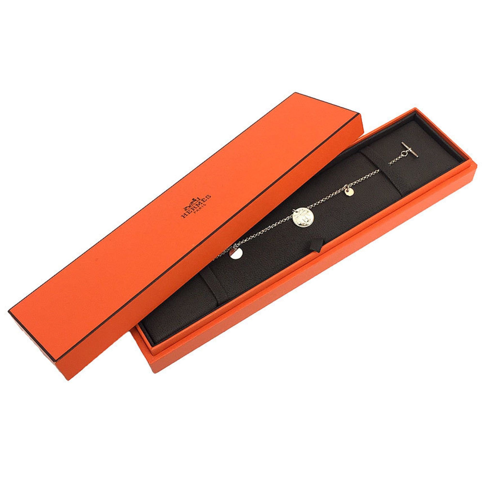 Hermes Hermes Ex-Libris PM ST bracelet, silver/pink gold, toggle clasp, AG925 (sterling silver) x AU750 (18K pink gold) Size ONE SIZE - 3 Thumbnail