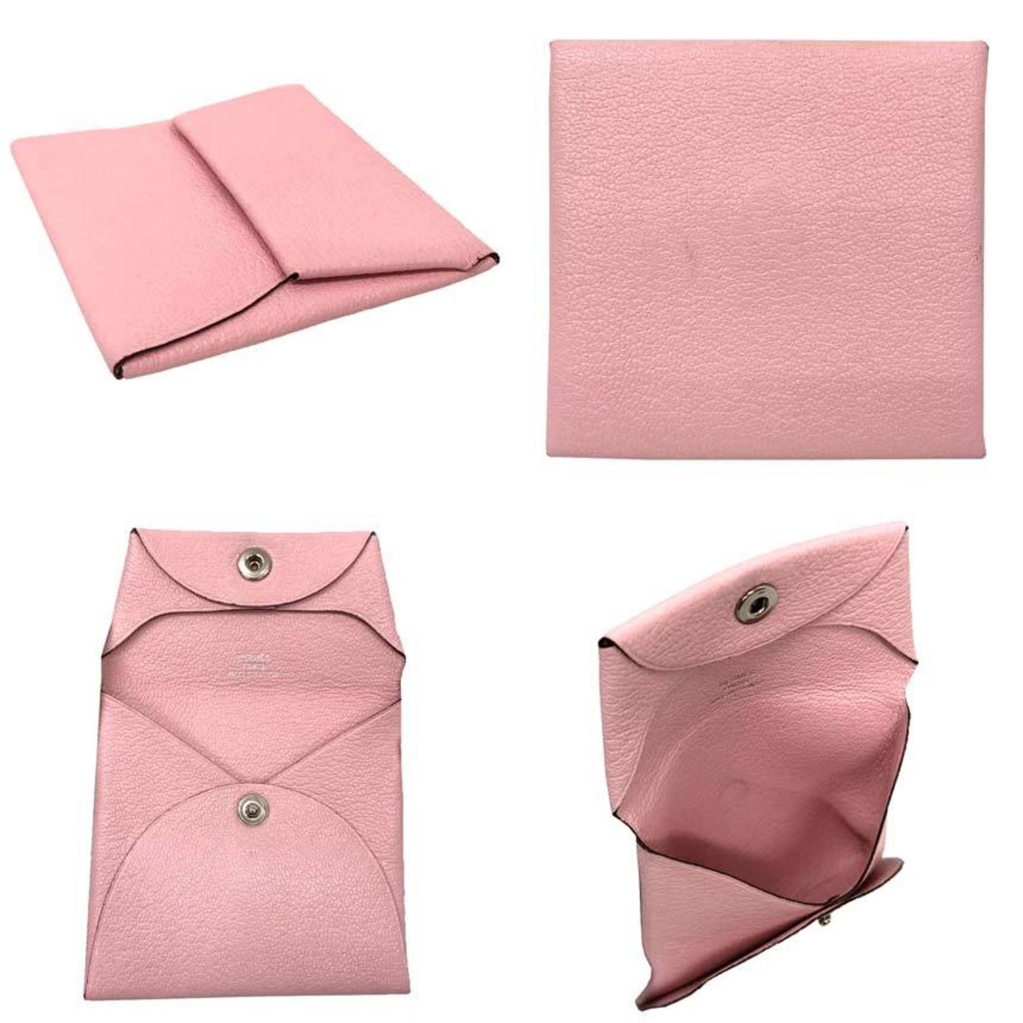 Hermes Hermes Bastia Coin Case PORTE-MONNAIE BASTIA Purse Rose Sakura Pink D Stamp Wallet Size ONE SIZE - 2 Thumbnail